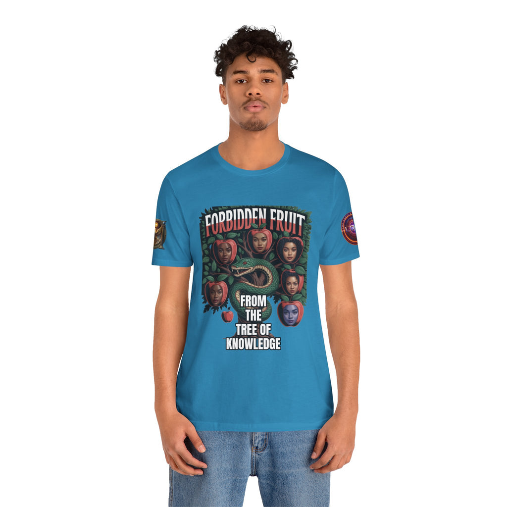 Short Sleeve Tee - Tree of Knowledge Forbidden Fruit Design