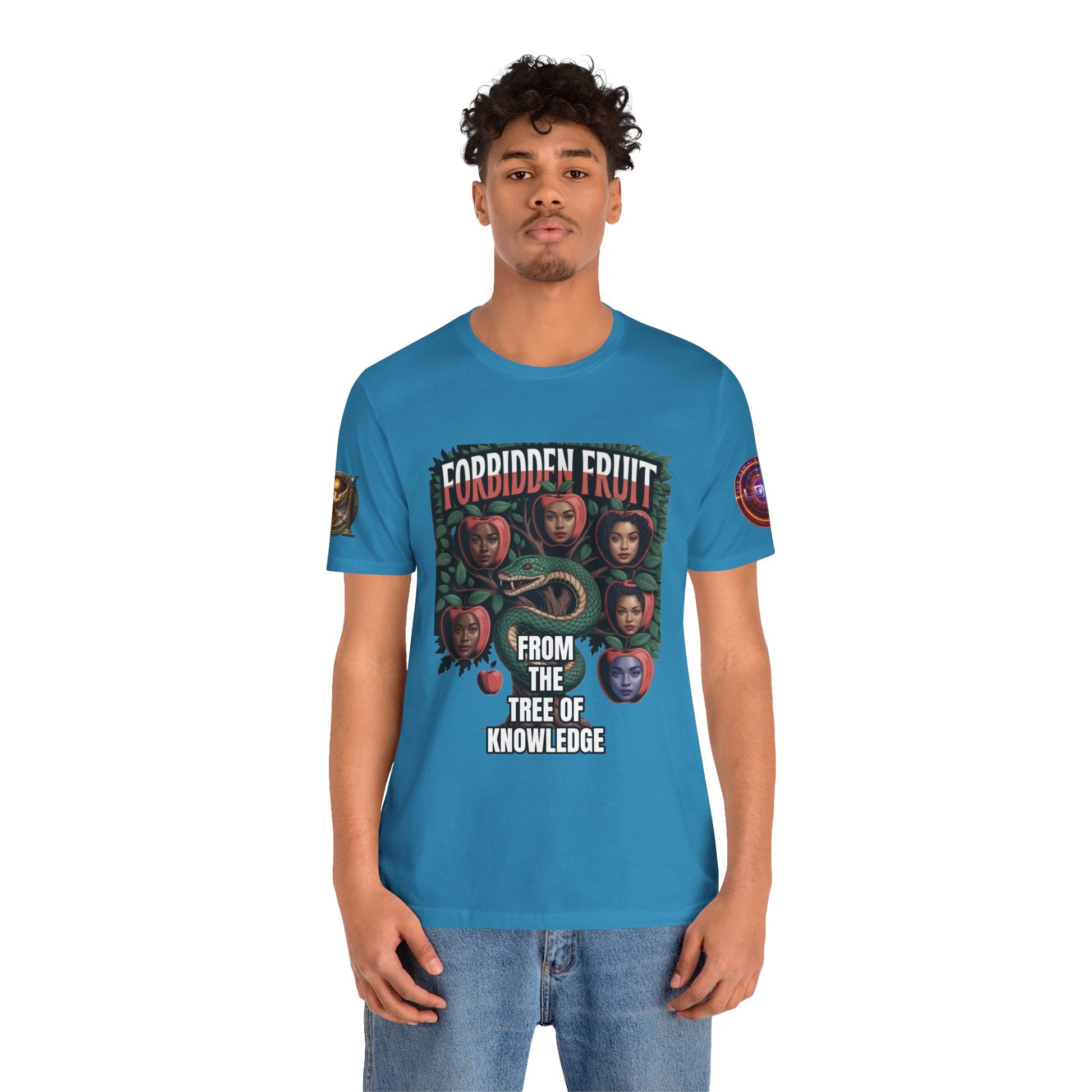 Short Sleeve Tee - Tree of Knowledge Forbidden Fruit Design