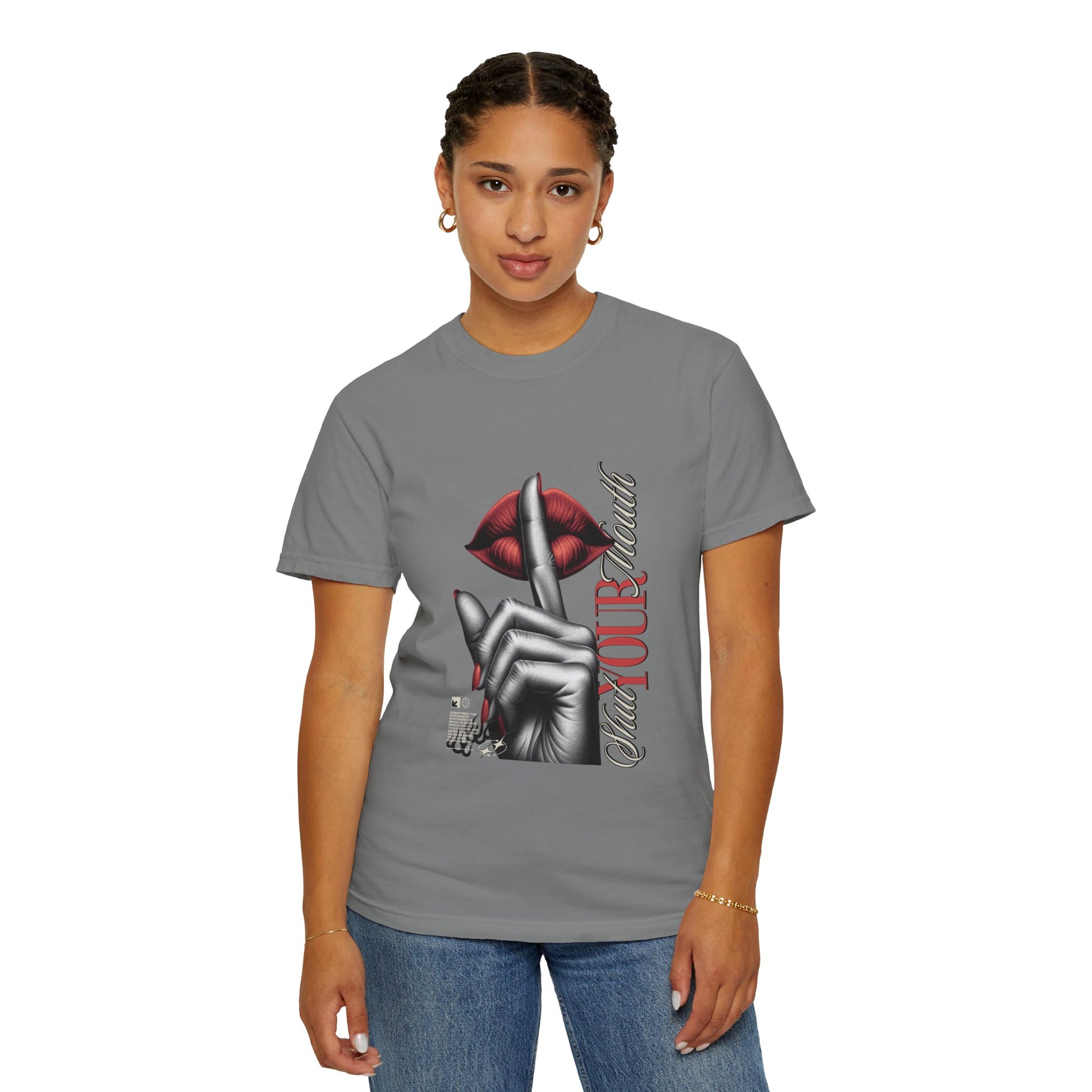 Dyed T-shirt - Big Moma Print