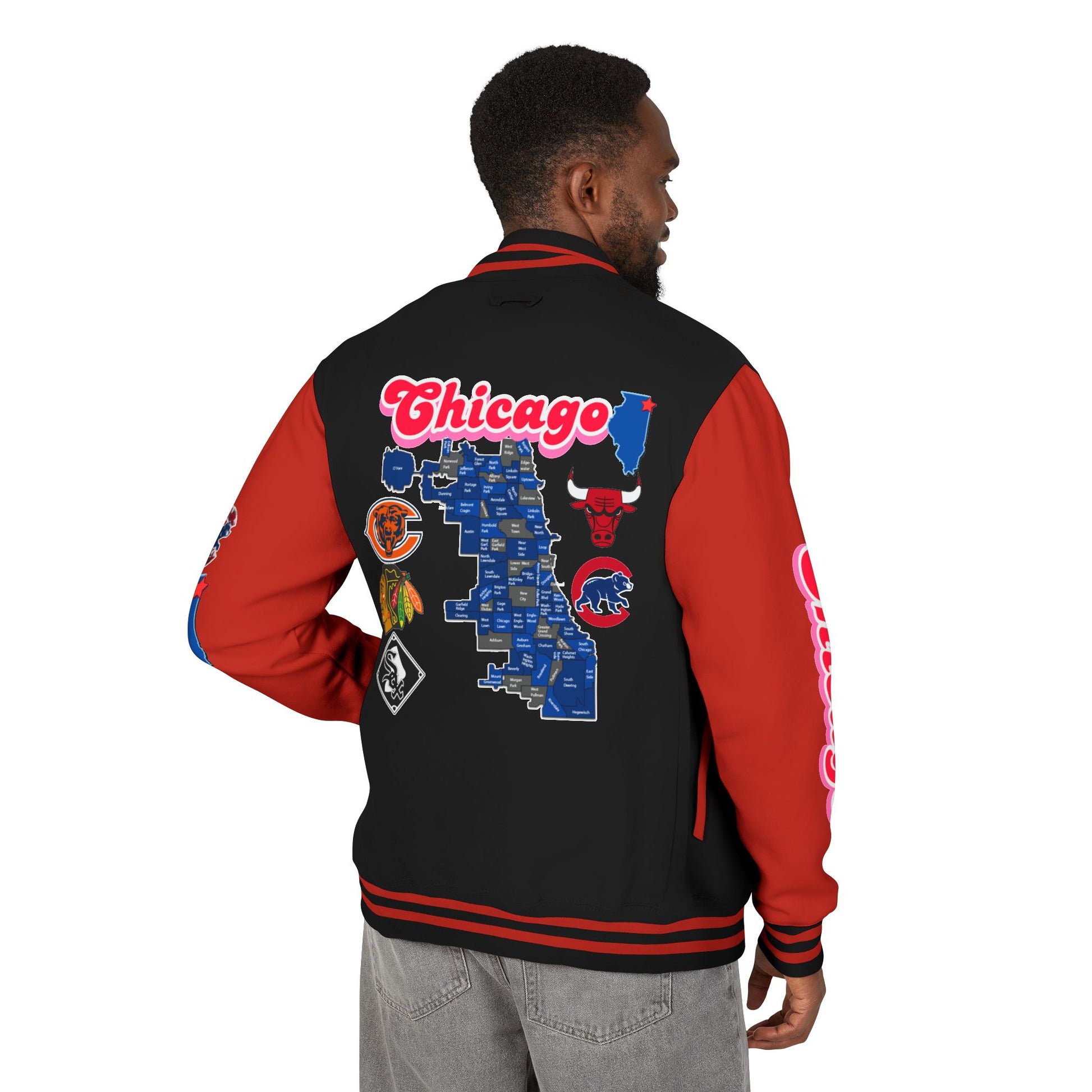 Letterman Jacket Chicago Design