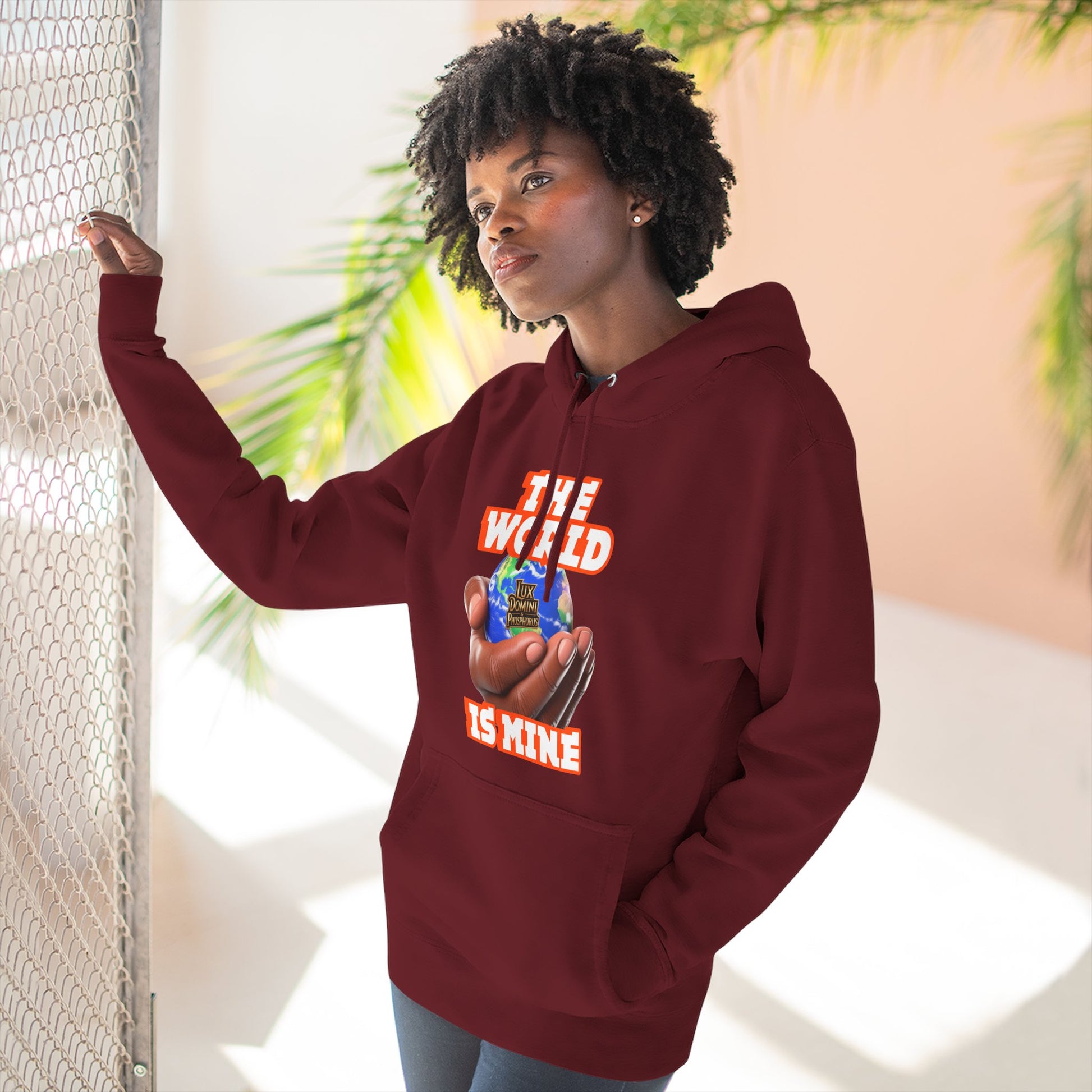 Hoodie - Lux Domini and Phosphorus The World Is Mine Design