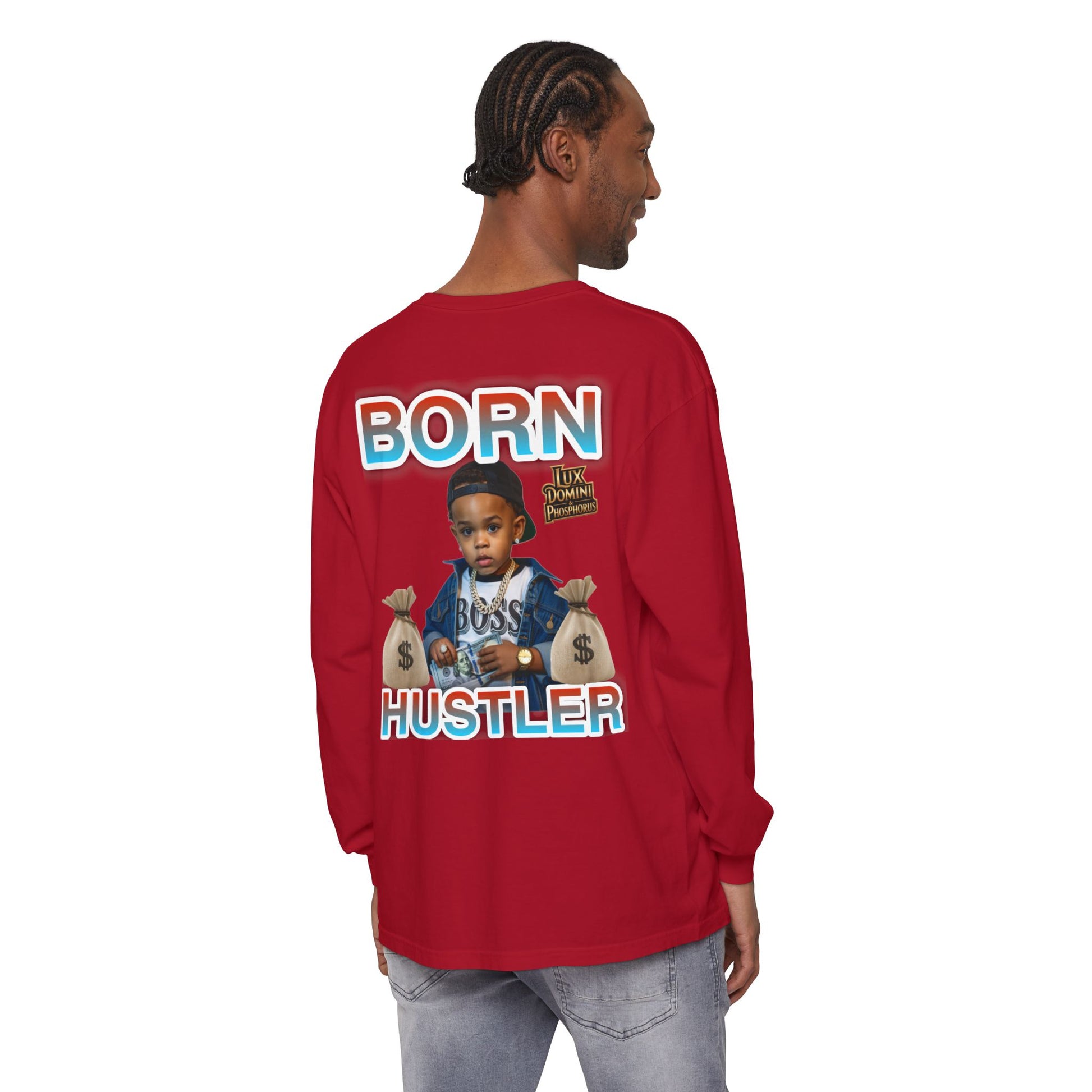 Long Sleeve T-Shirt Born Hustler Apparel