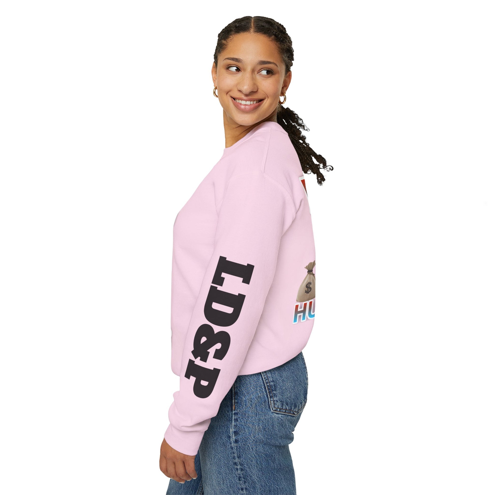 Crewneck Sweatshirt - Born Hustler LD&P Apparel