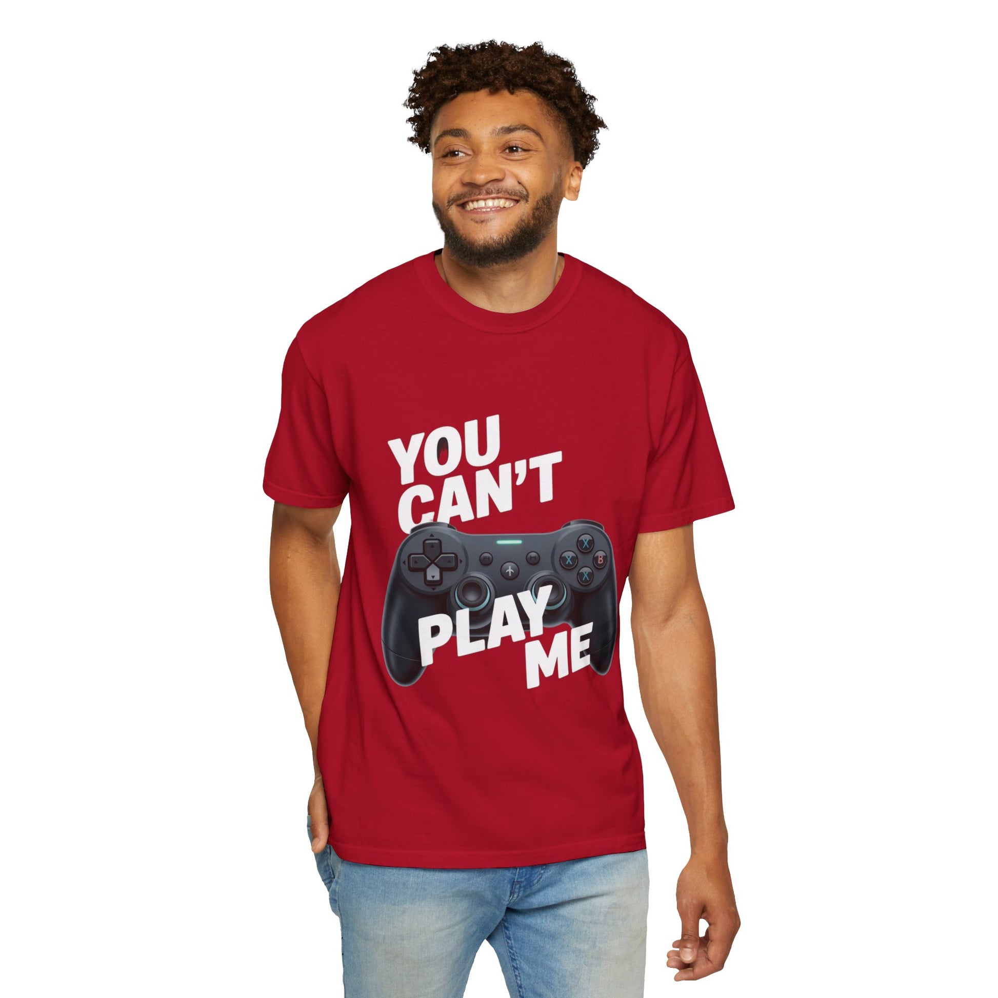 T-Shirt - 'You can't play me' Unisex Garment-Dyed Tee