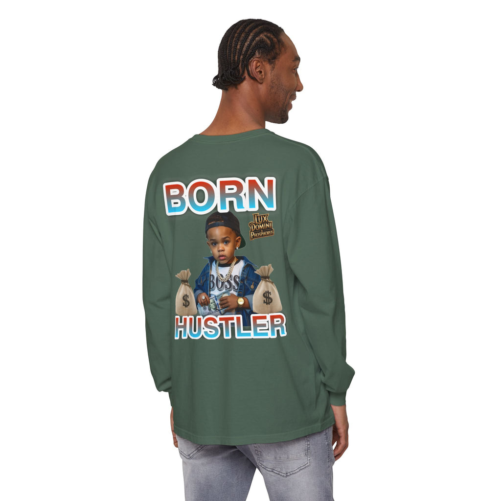 Long Sleeve T-Shirt Born Hustler Apparel
