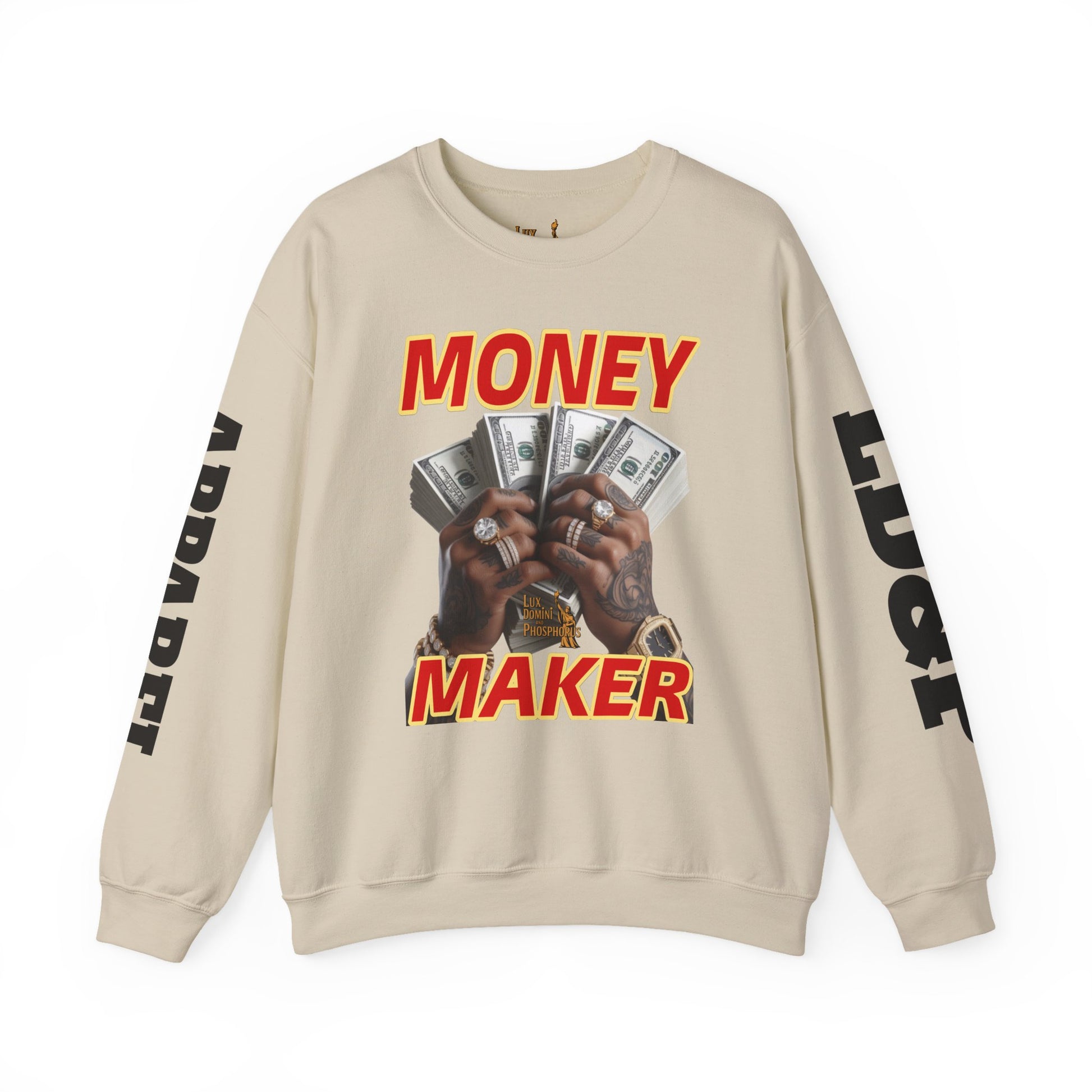 Money Maker Unisex Sweatshirt - LD&P APPAREL Design