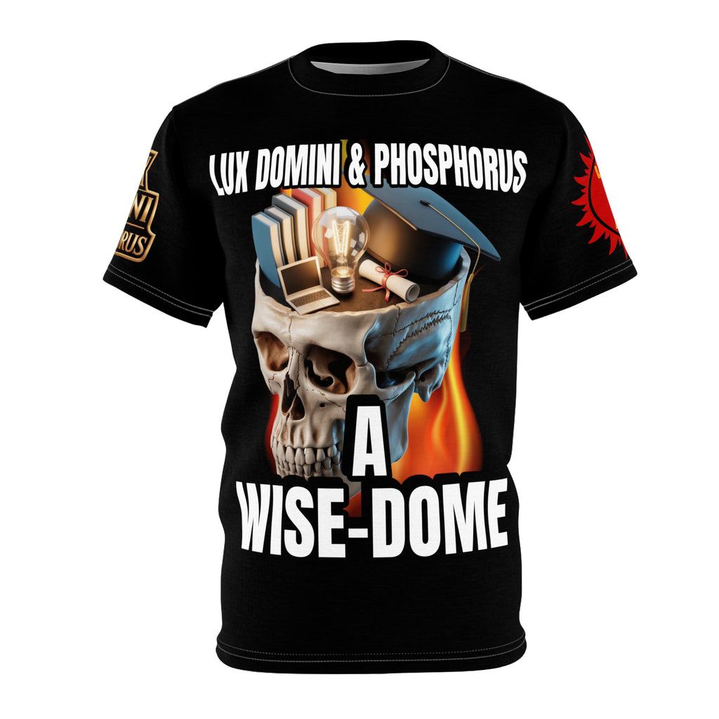A Wise-Dome Graphic Tee — "Lux Domini & Phosphorus"