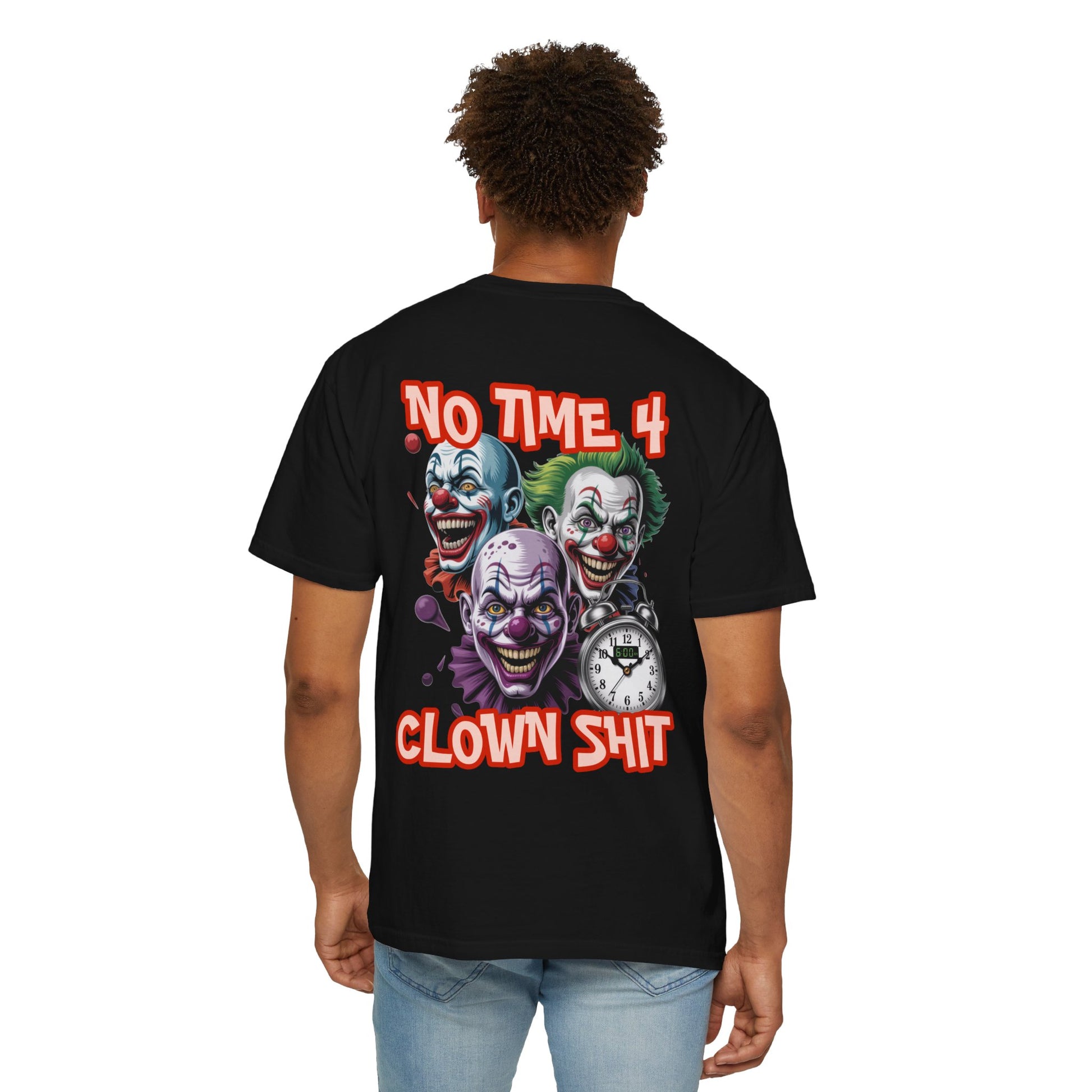 Garment-Dyed T-shirt - Born Hustler Design