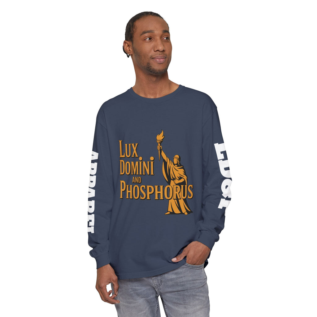 Long Sleeve T-Shirt Lux Domini and Phosphorus LD&P Apparel Design