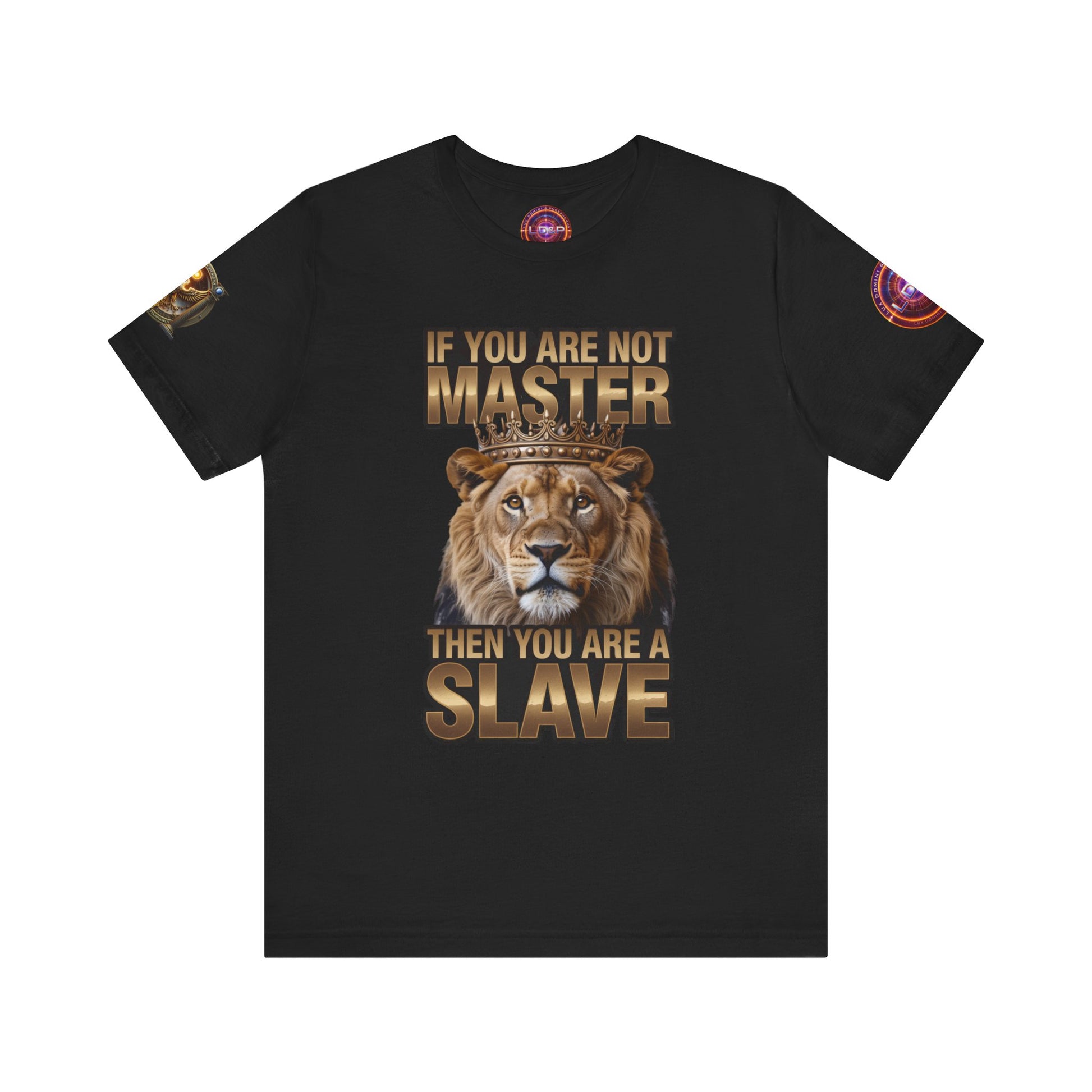 T-Shirt Master or slave LD&amp;P APPAREL Design Unisex Jersey Short Sleeve Tee