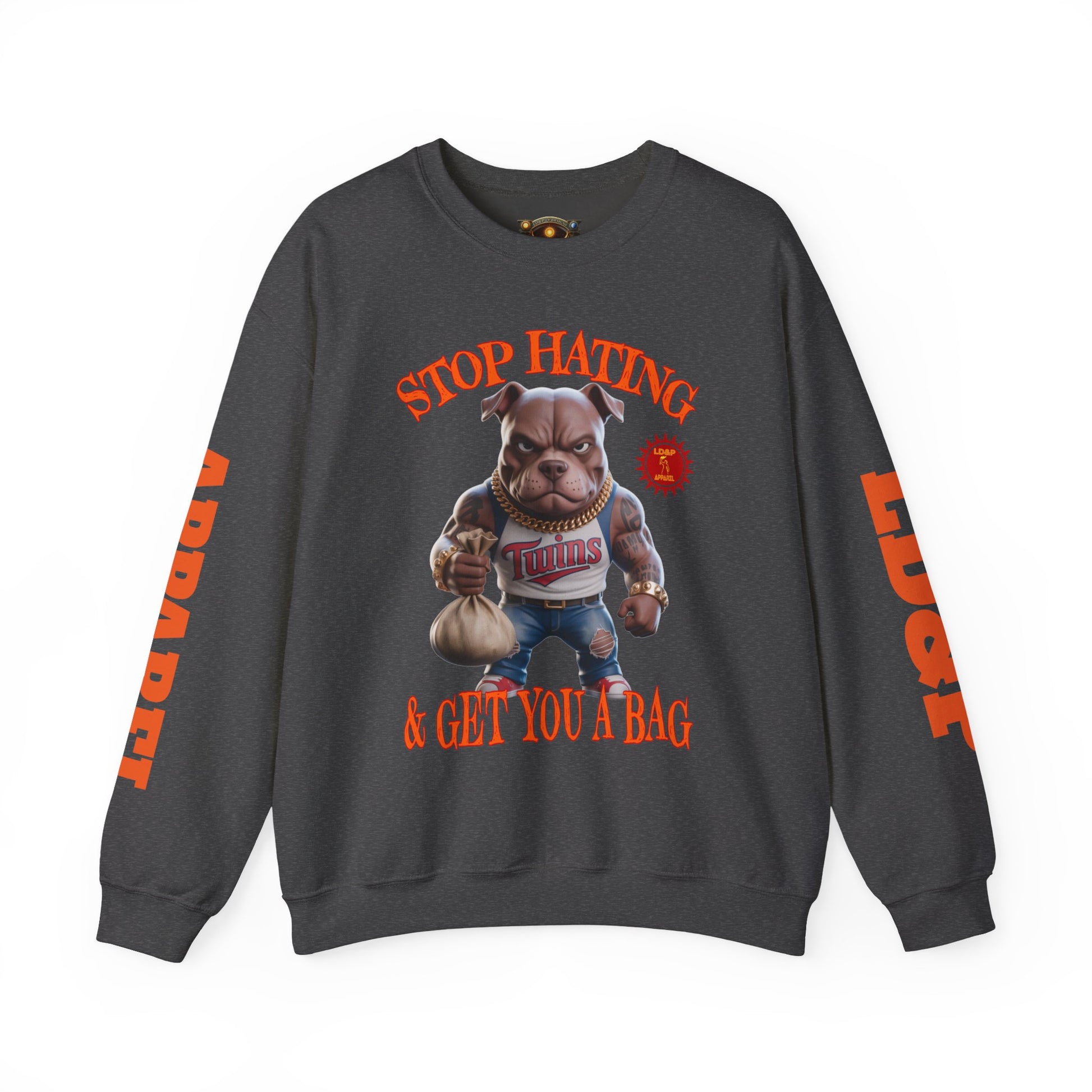 Unisex Sweatshirt Stop Hating LD&P Apparel Design