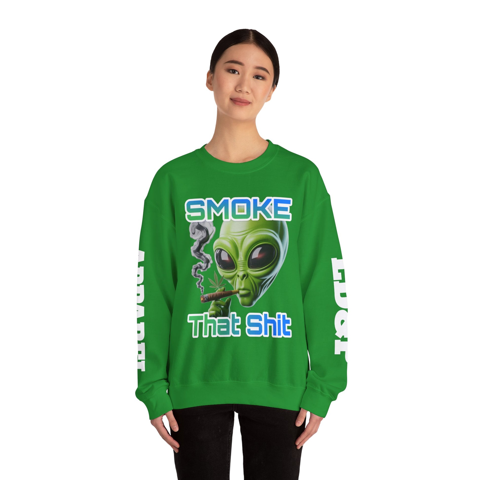 Crewneck Sweatshirt - Smoke That LD&P APPAREL Design
