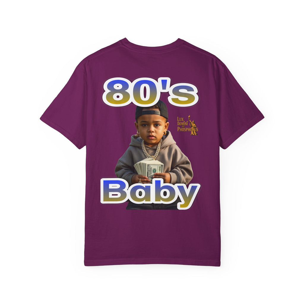 80s Baby Unisex Garment-Dyed T-shirt - LD&P APPAREL