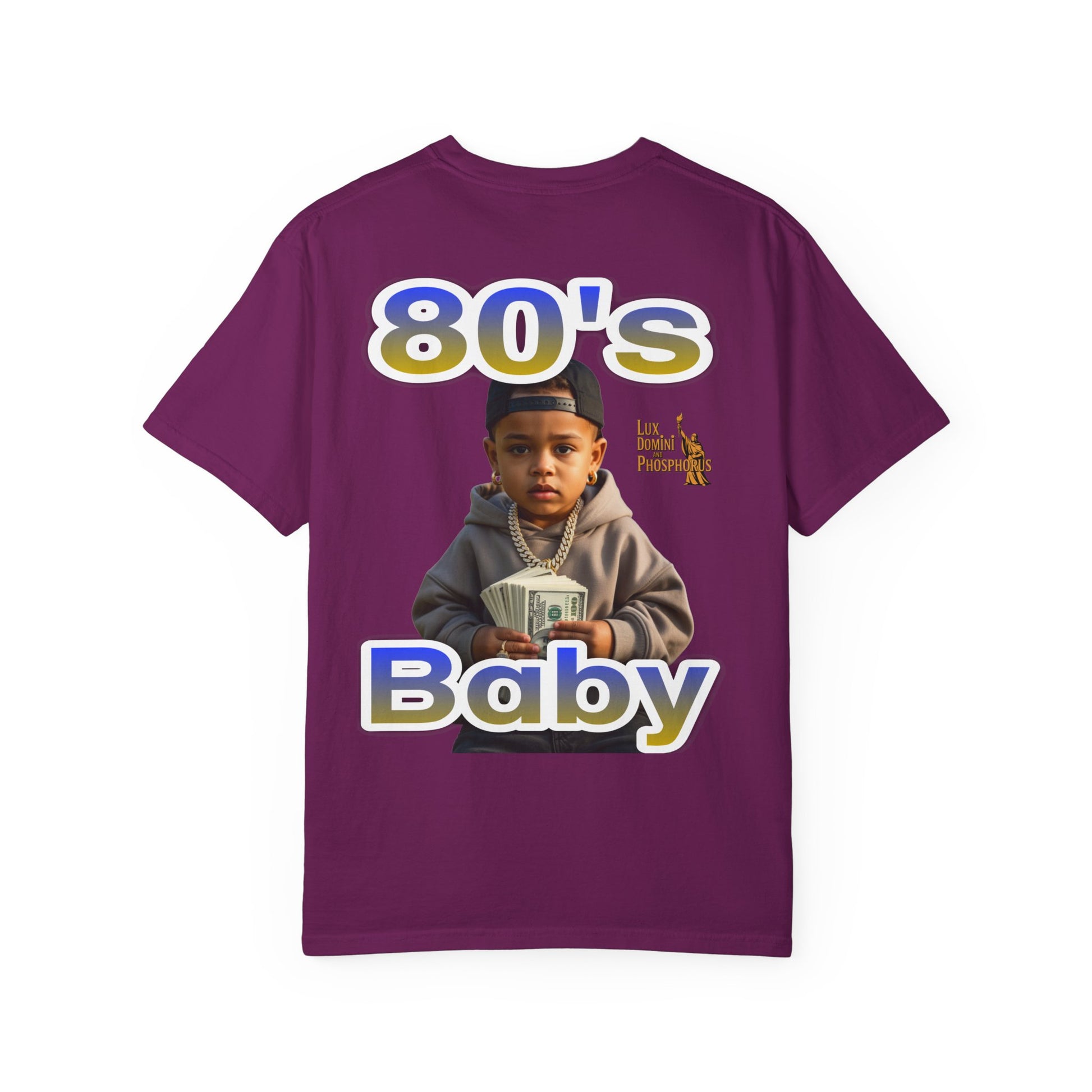 80s Baby Unisex Garment-Dyed T-shirt - LD&P APPAREL