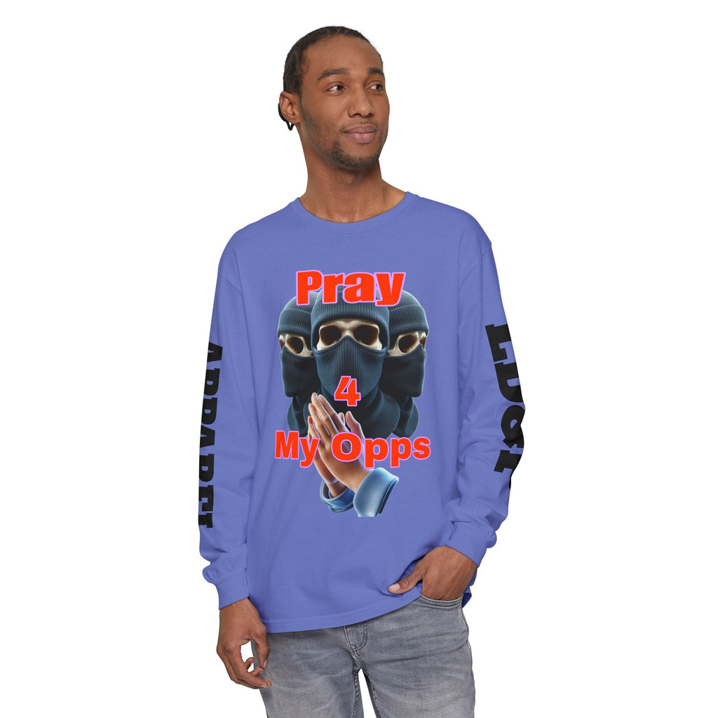 Pray 4 My Opps Long Sleeve T-Shirt - Bad Temper Design