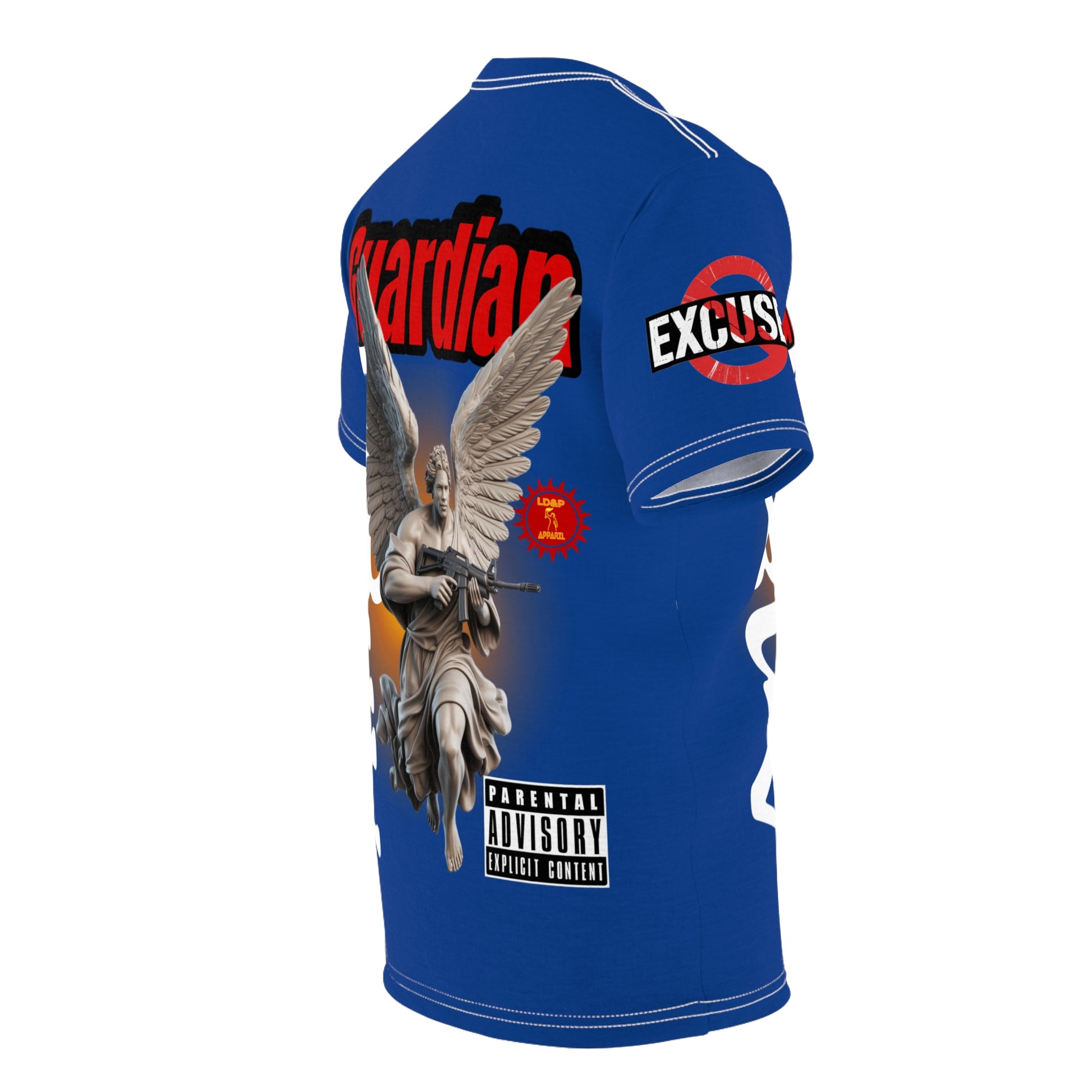 Guardian Angel Graphic Tee LD&P APPAREL Blue