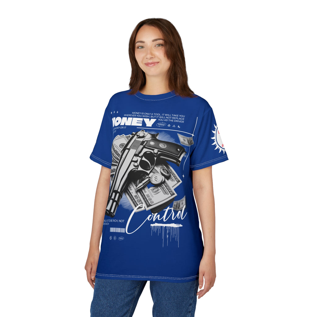 Money Control Graphic Tee LD&P APPAREL BLUE