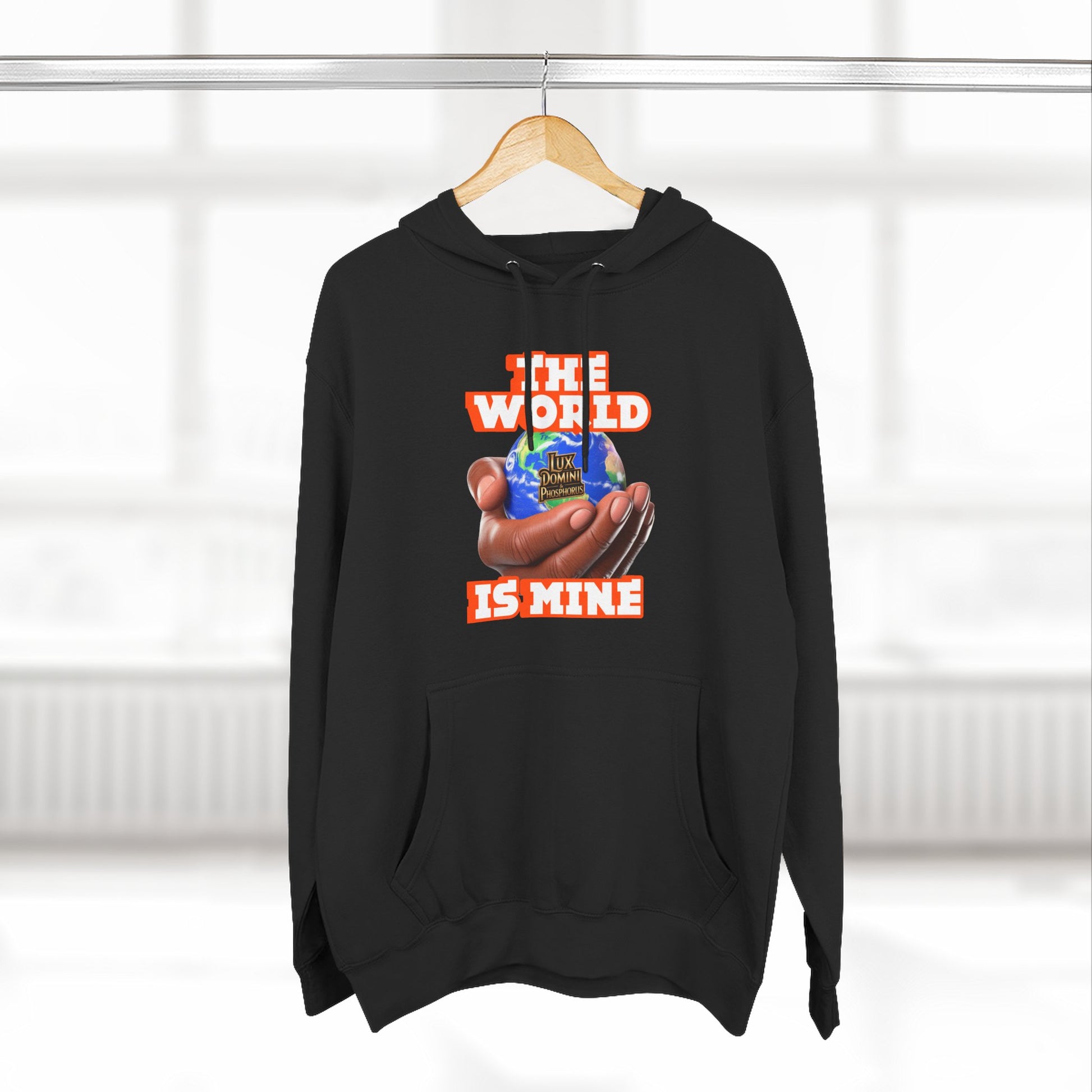 Hoodie - Lux Domini and Phosphorus The World Is Mine Design