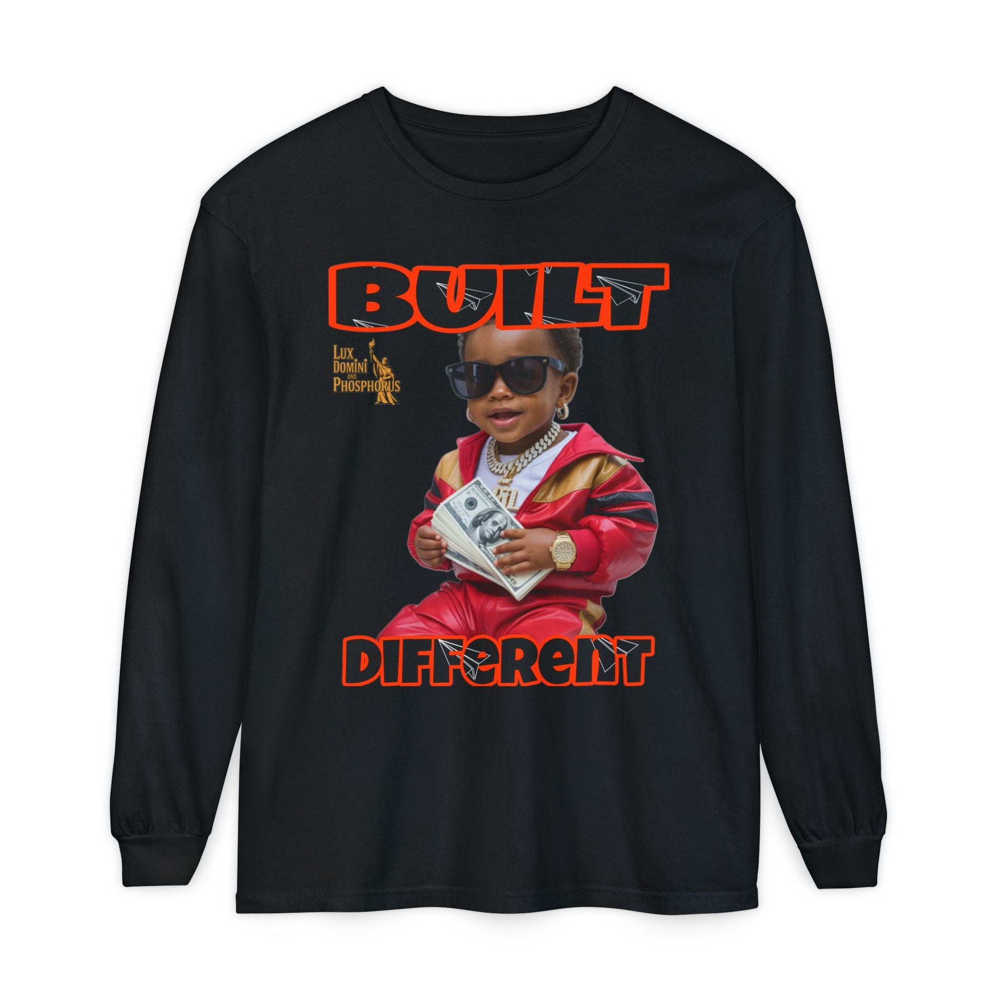 Long Sleeve T-Shirt - Built Different LD&P Apparel Design