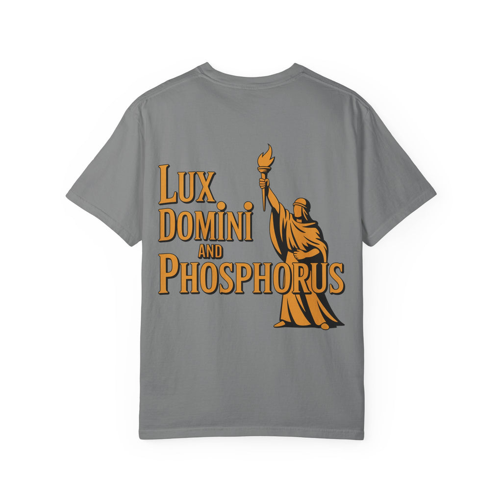 Garment-Dyed T-shirt Thin Line Love Hate LD&amp;P APPAREL Design