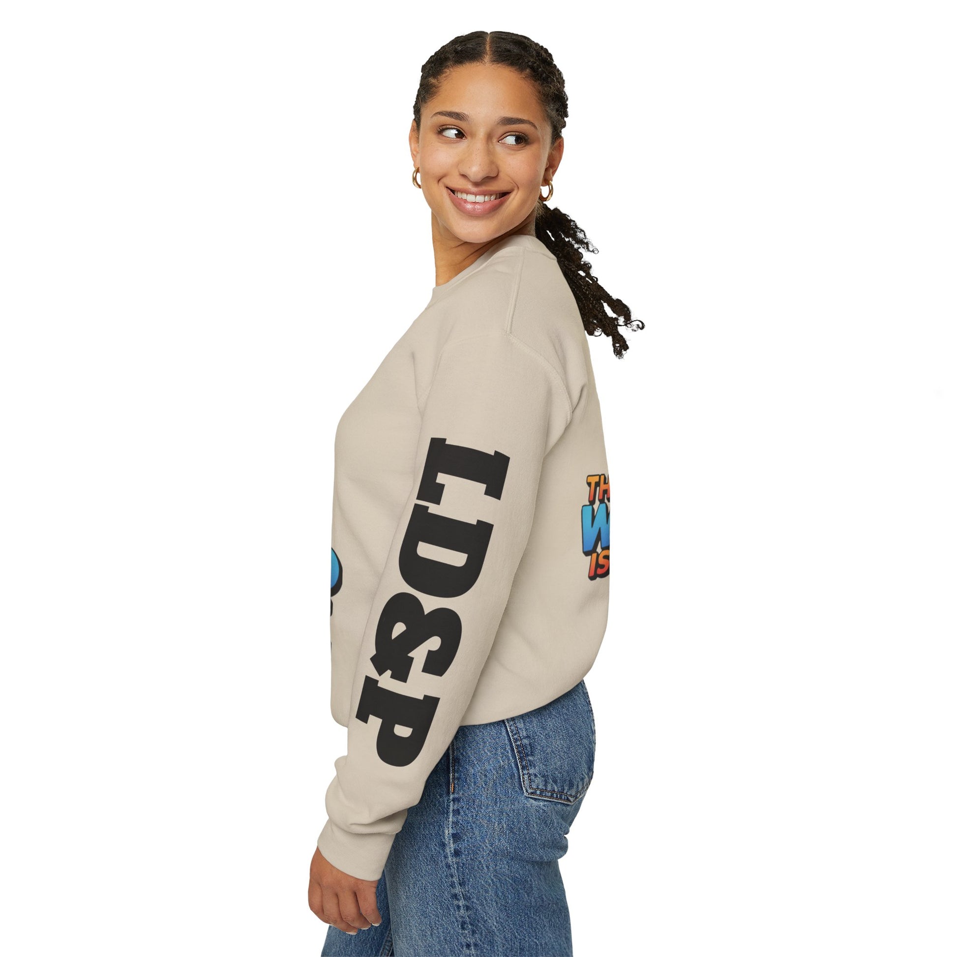 Graphic Sweatshirt - The World Is Mine LD&P APPAREL Design