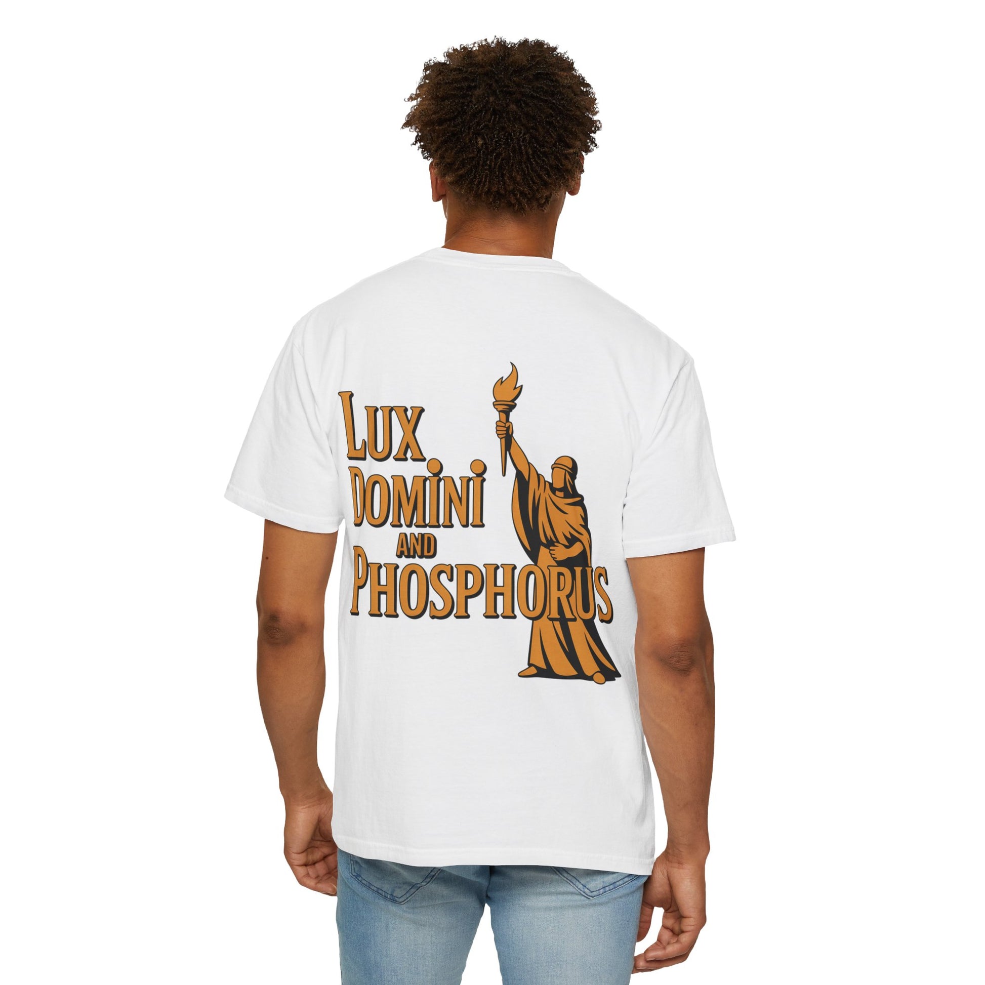 Garment-Dyed T-shirt Thin Line Love Hate LD&amp;P APPAREL Design