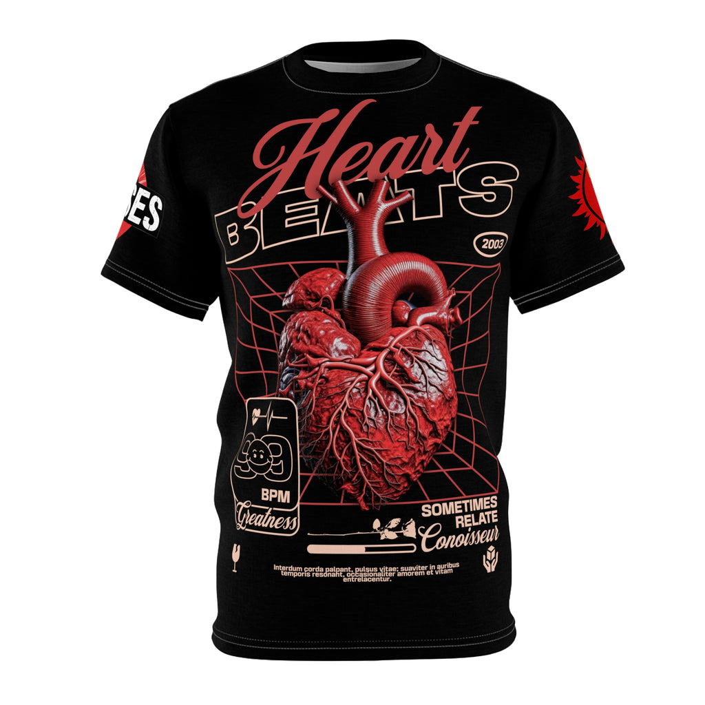 Heart Beats LD&P Apparel Design Graphic Tee