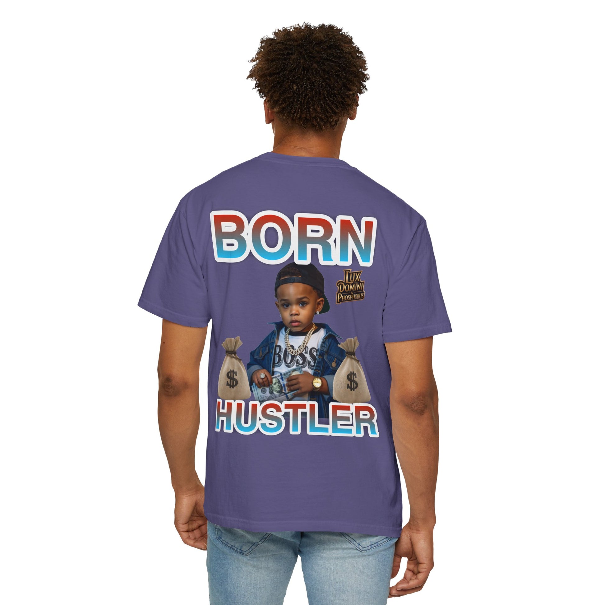 Garment-Dyed T-shirt BORN HUSTLER LD&P APPAREL