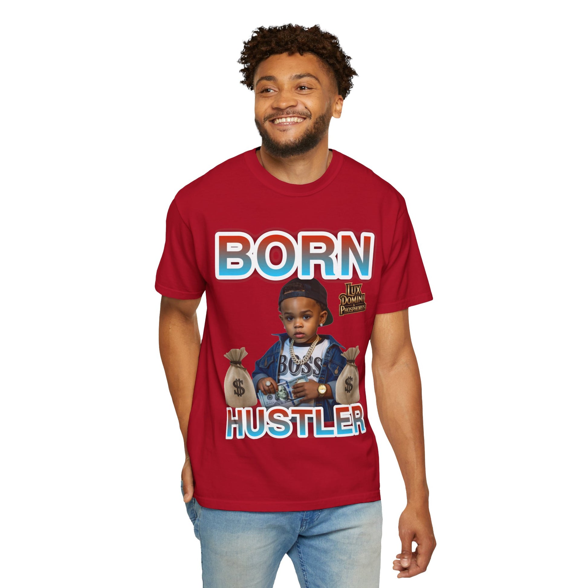 Garment-Dyed T-shirt BORN HUSTLER LD&P APPAREL