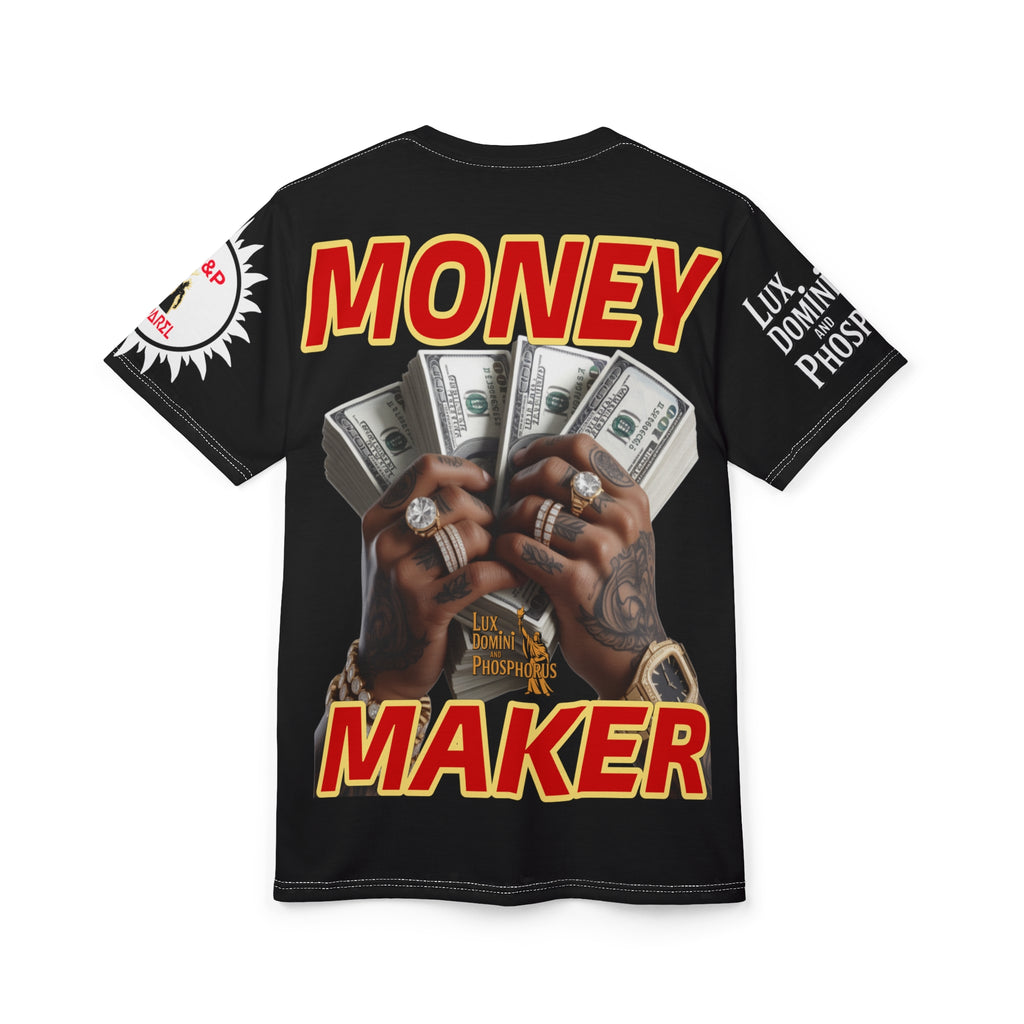 Money Maker Unisex Tee - Lux Domini and Phosphorus LD&P Apparel Design