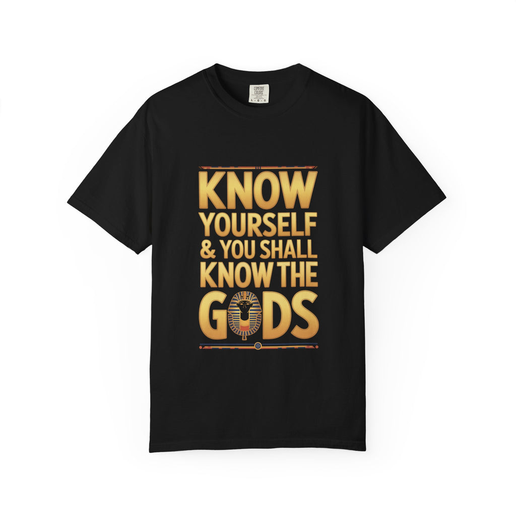 Garment-Dyed T-shirt - Know Yourself Design