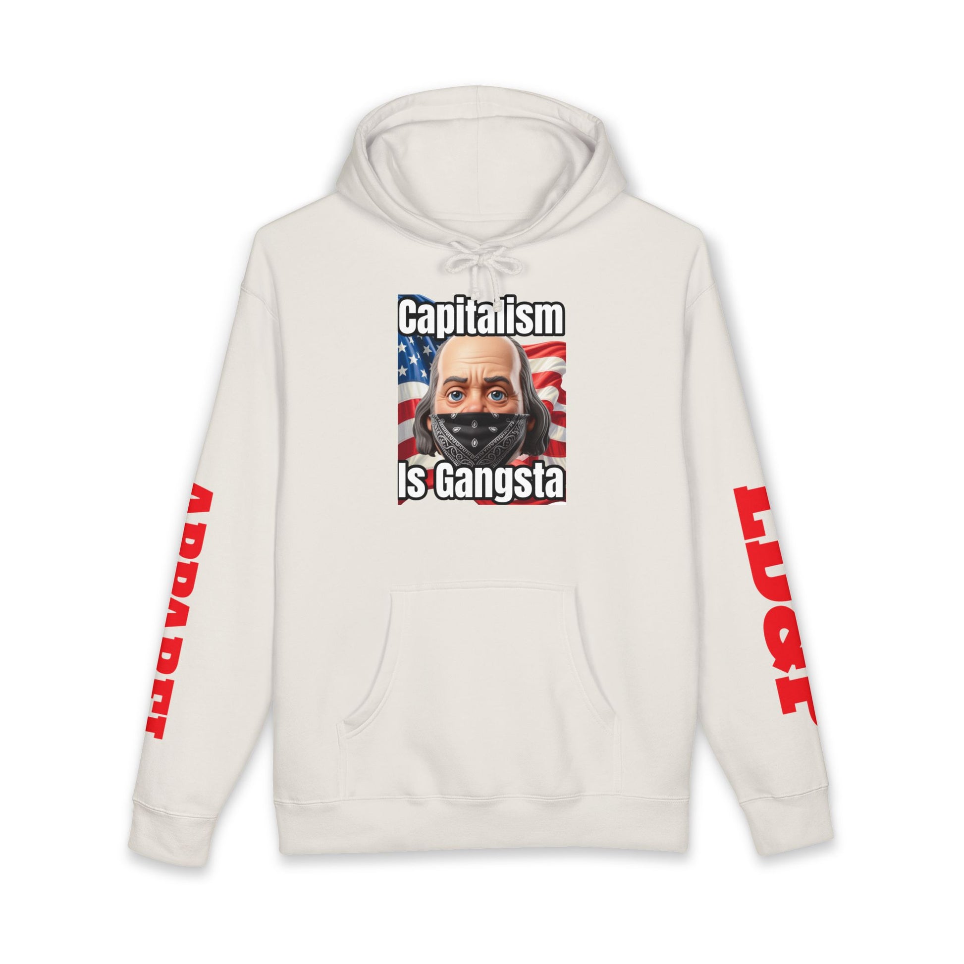 Capitalism is Gangsta Heavyweight Hooded Sweatshirt