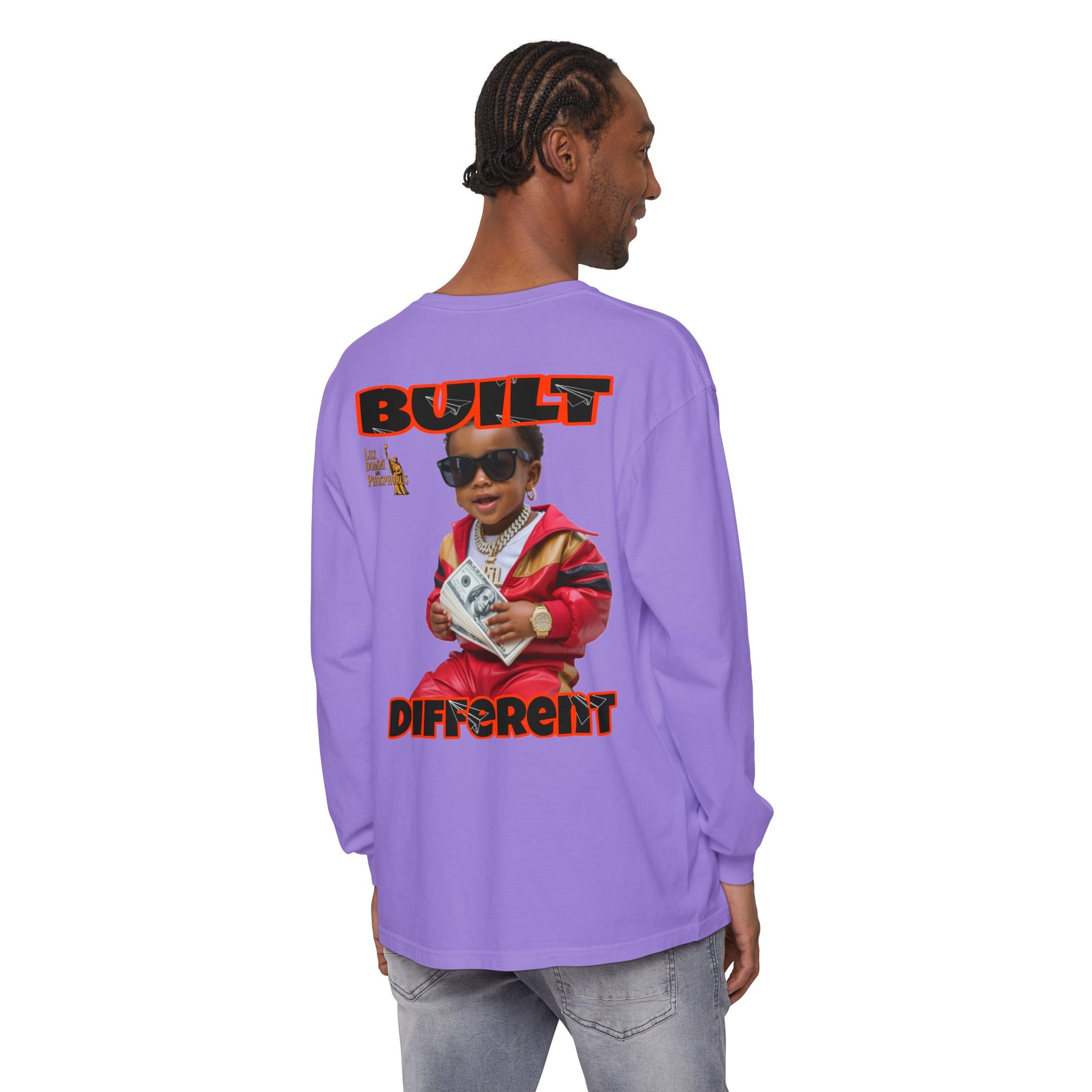 Long Sleeve T-Shirt - Built Different LD&P Apparel Design