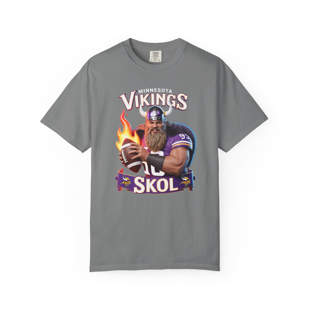 T-Shirt - Minnesota Vikings SKOL Unisex Garment-Dyed Tee