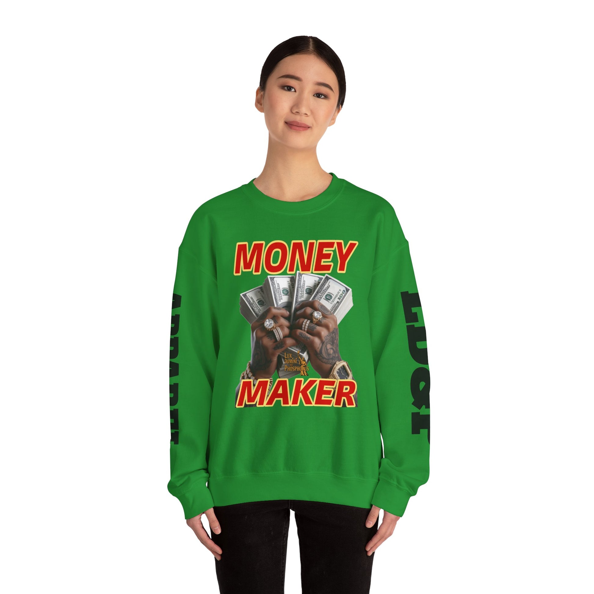 Money Maker Unisex Sweatshirt - LD&P APPAREL Design