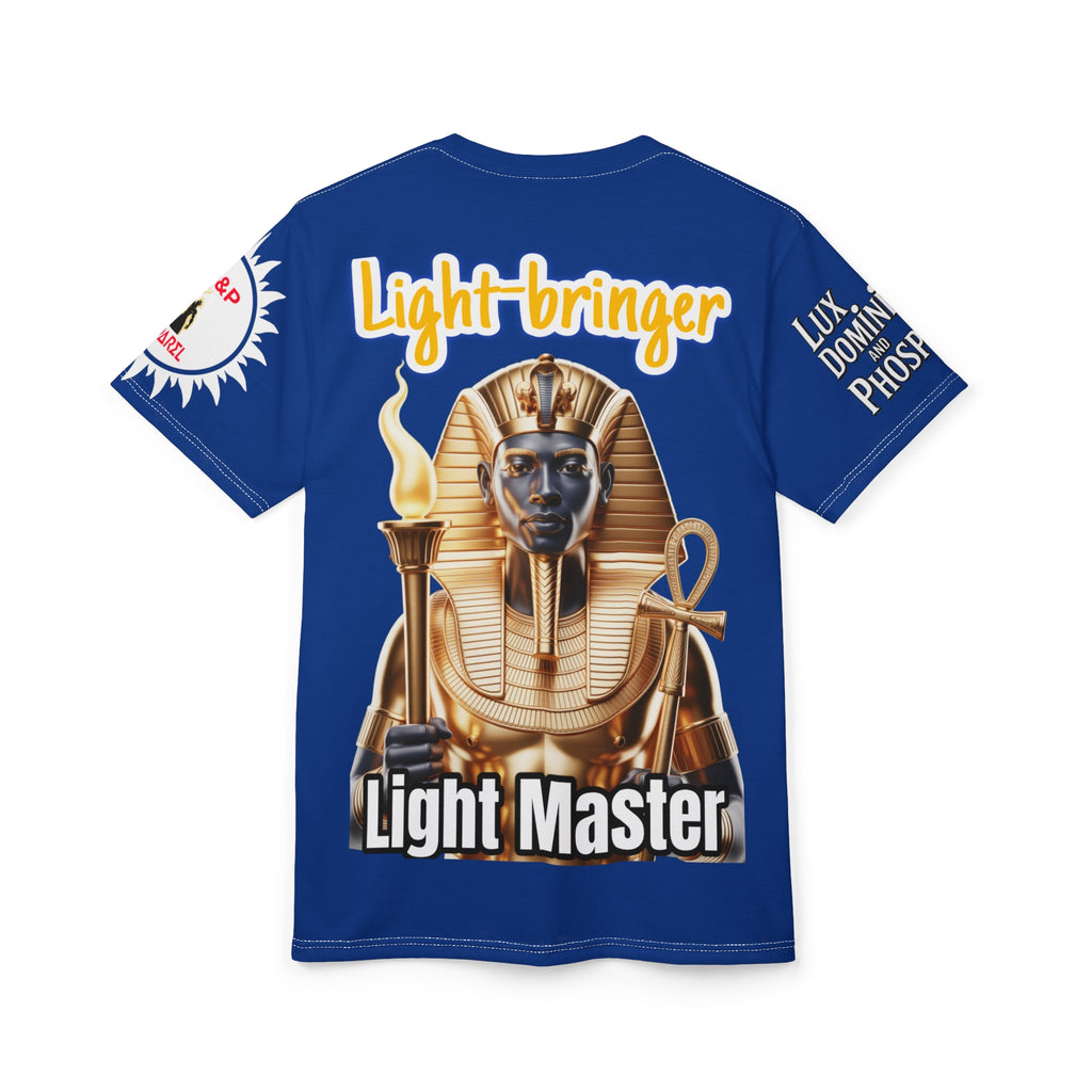 Light Master Tee - Lux Domini and Phosphorus LD&P Apparel Design Blue