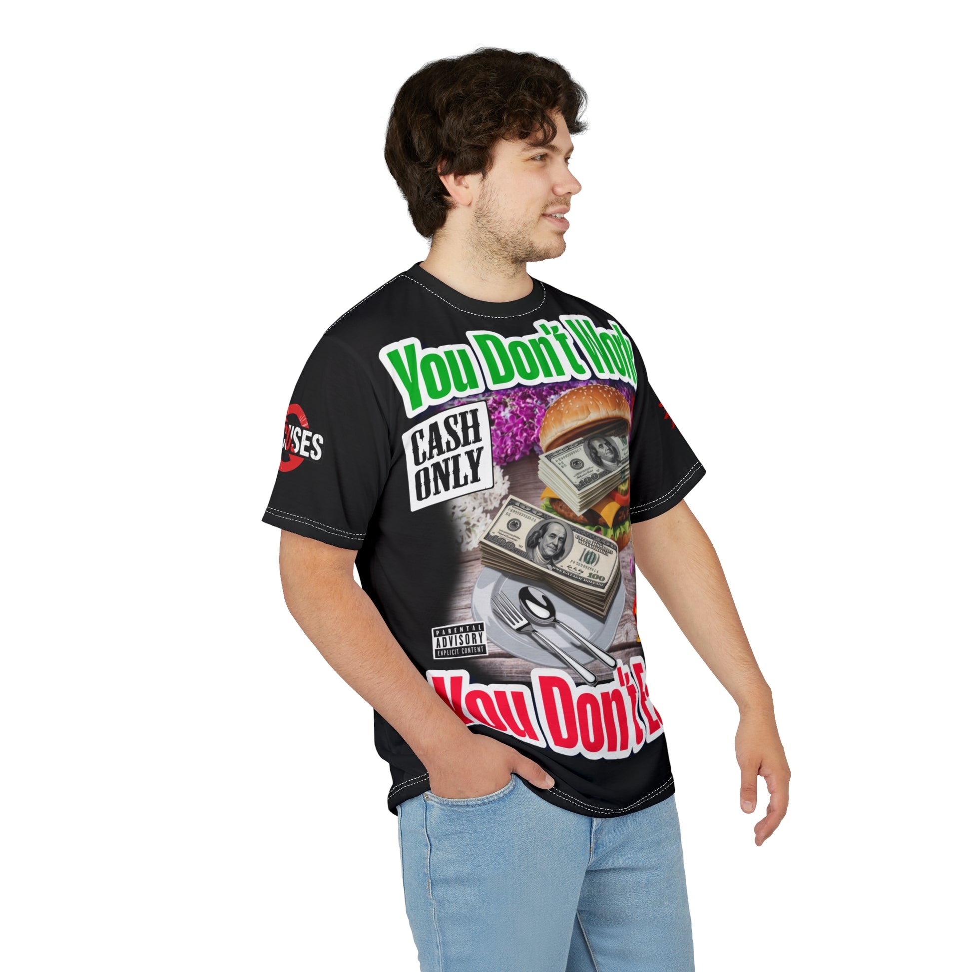 You Don't Work You Don't Eat LD&P APPAREL Graphic Tee Black
