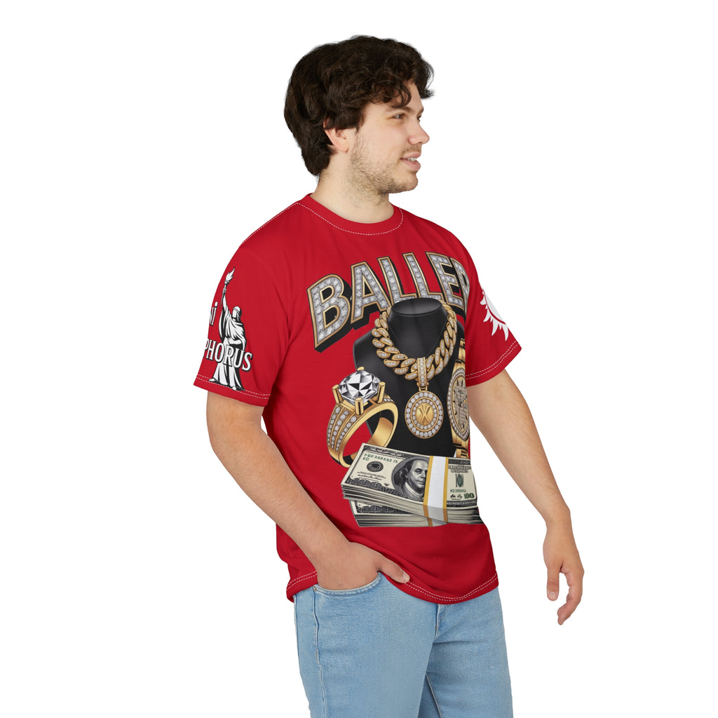 Baller  Unisex Tee - LD&P Apparel Design Red