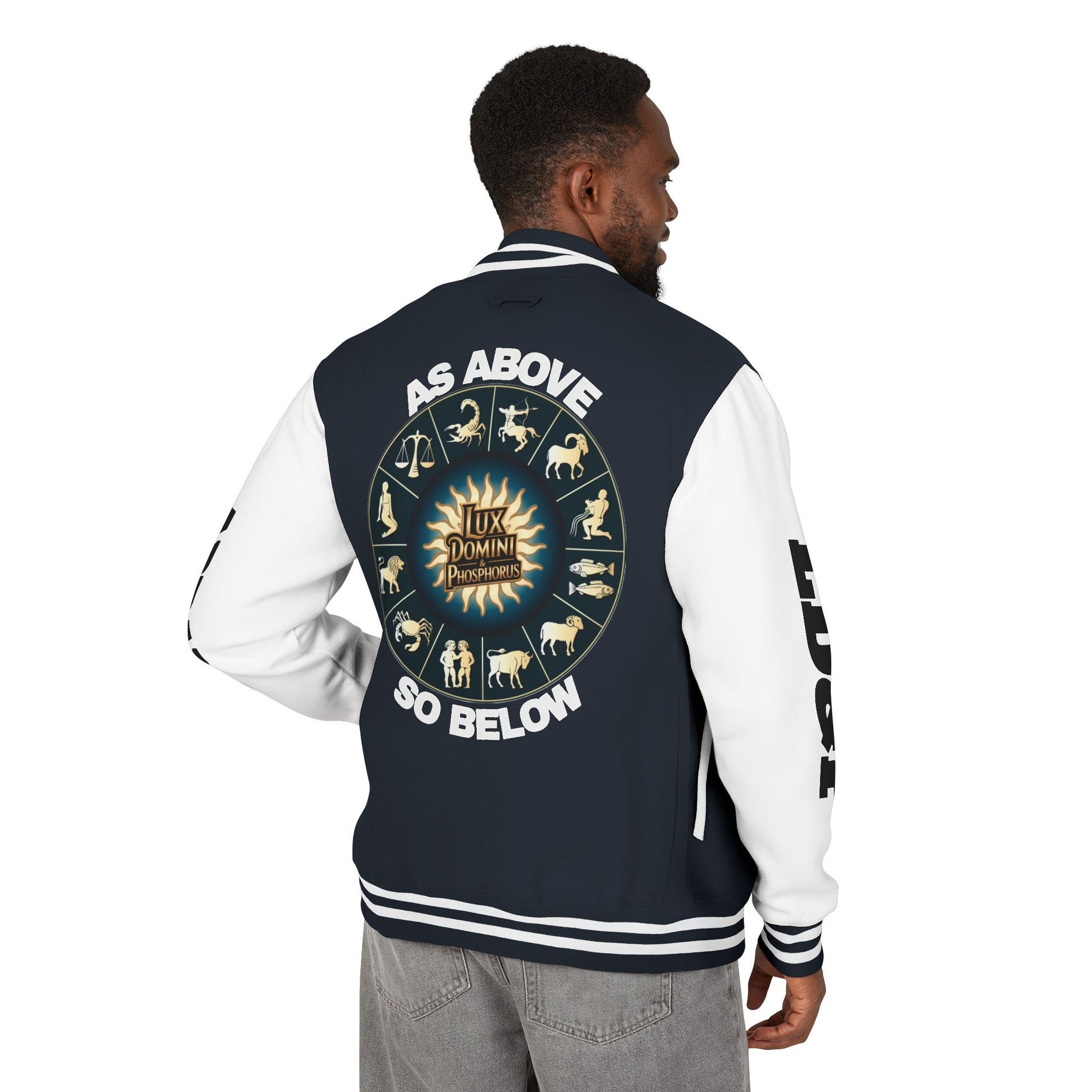Letterman Jacket - As above so below LD&P APPAREL Design