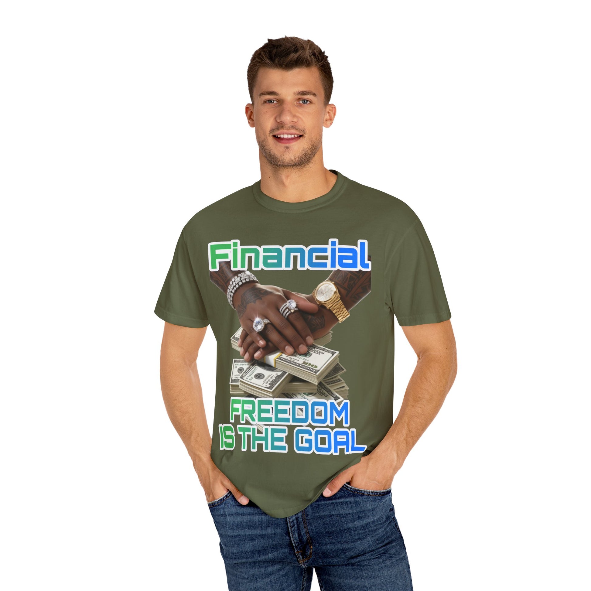 Financial Freedom Unisex T-shirt - 'Financial Freedom is The Goal' Design