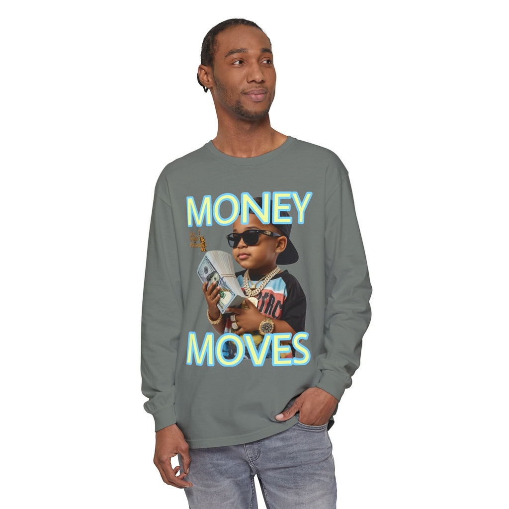 Long Sleeve T-Shirt - Money Moves LD&P APPAREL