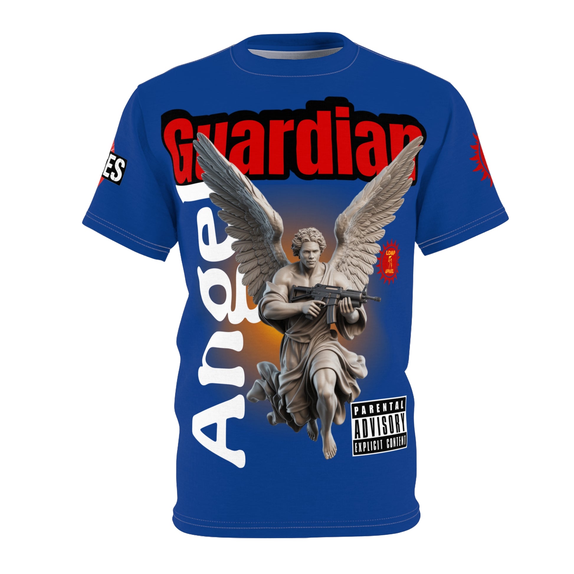 Guardian Angel Graphic Tee LD&P APPAREL Blue