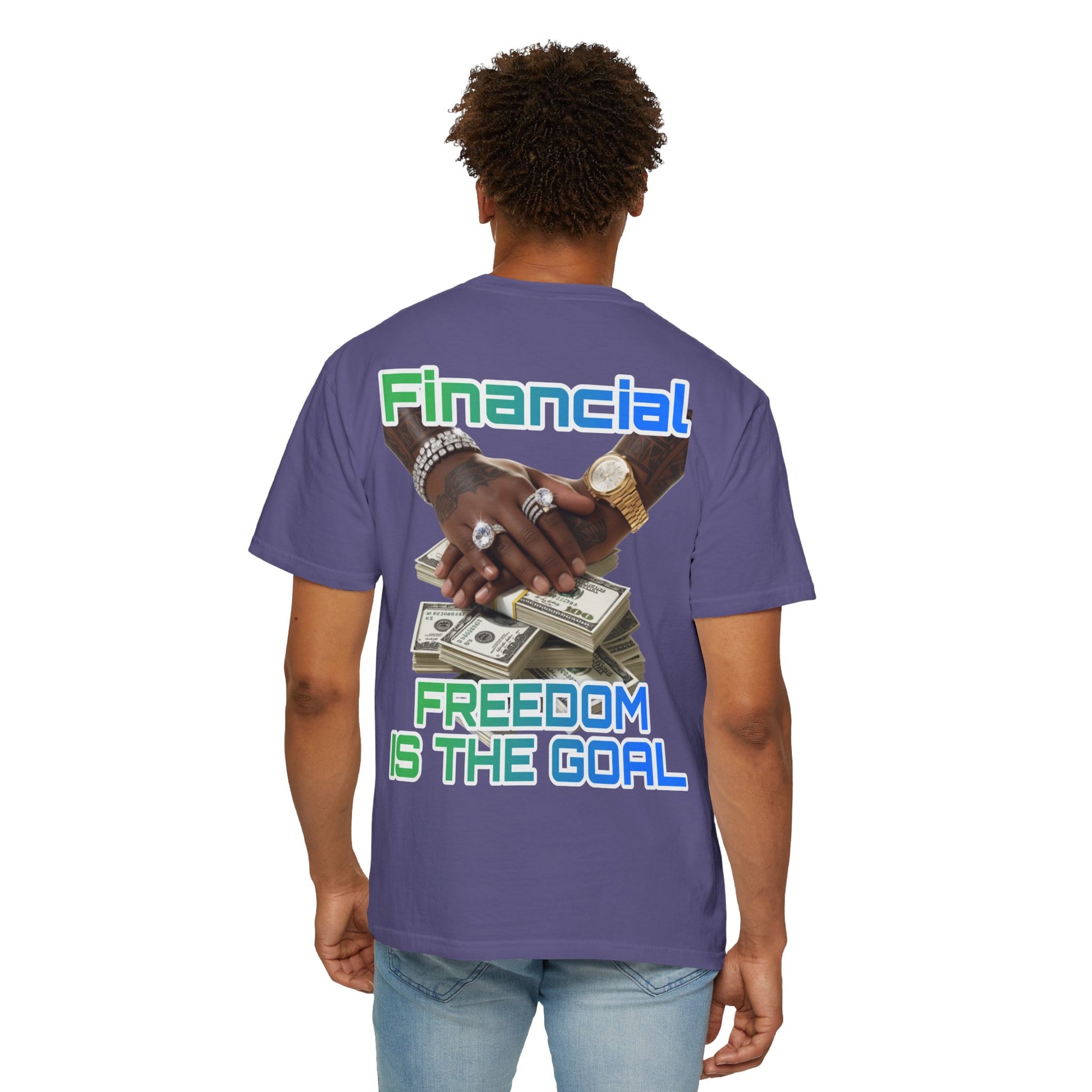 Financial Freedom Unisex T-shirt - 'Financial Freedom is The Goal' Design
