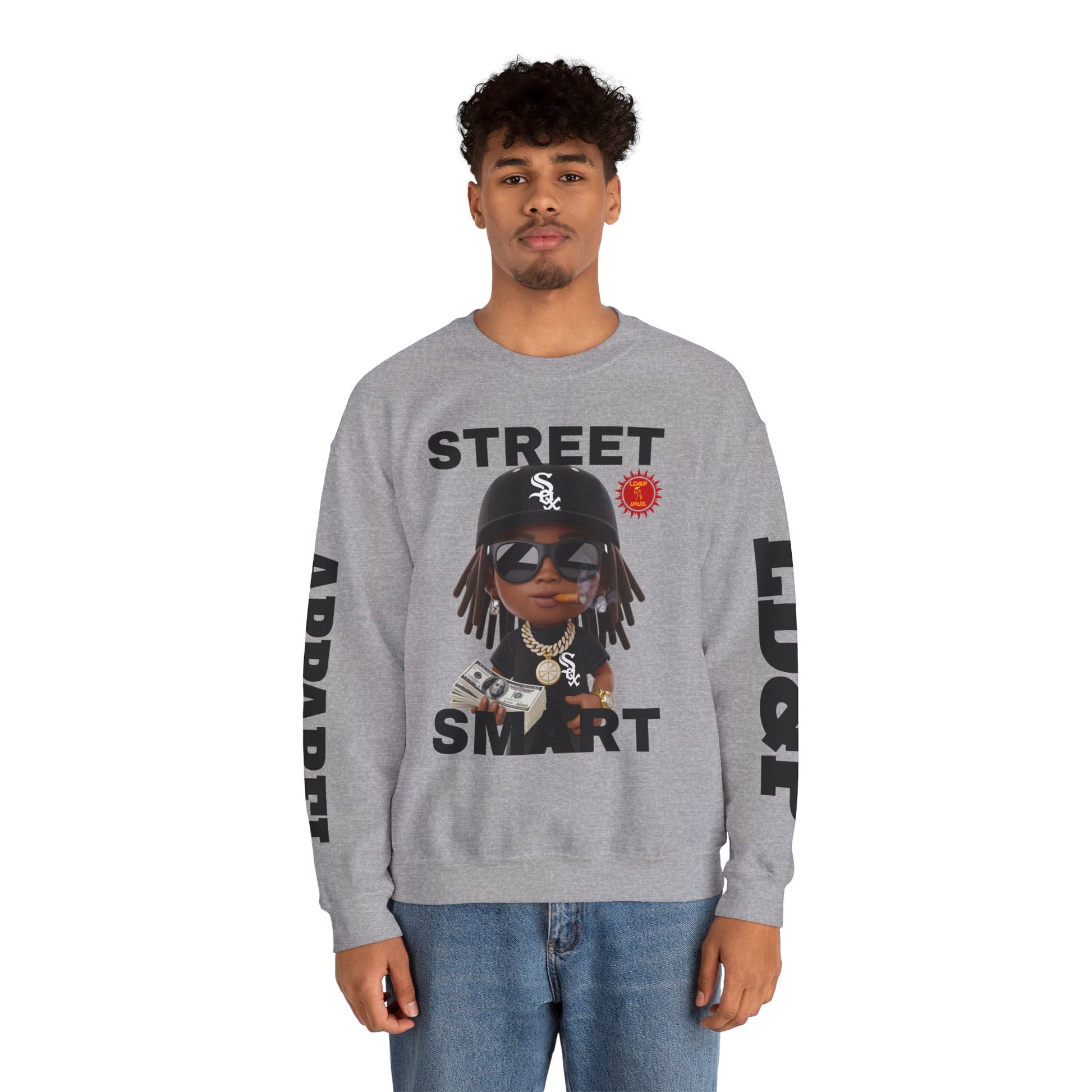Street Smart Crewneck Sweatshirt - Urban Casual Wear