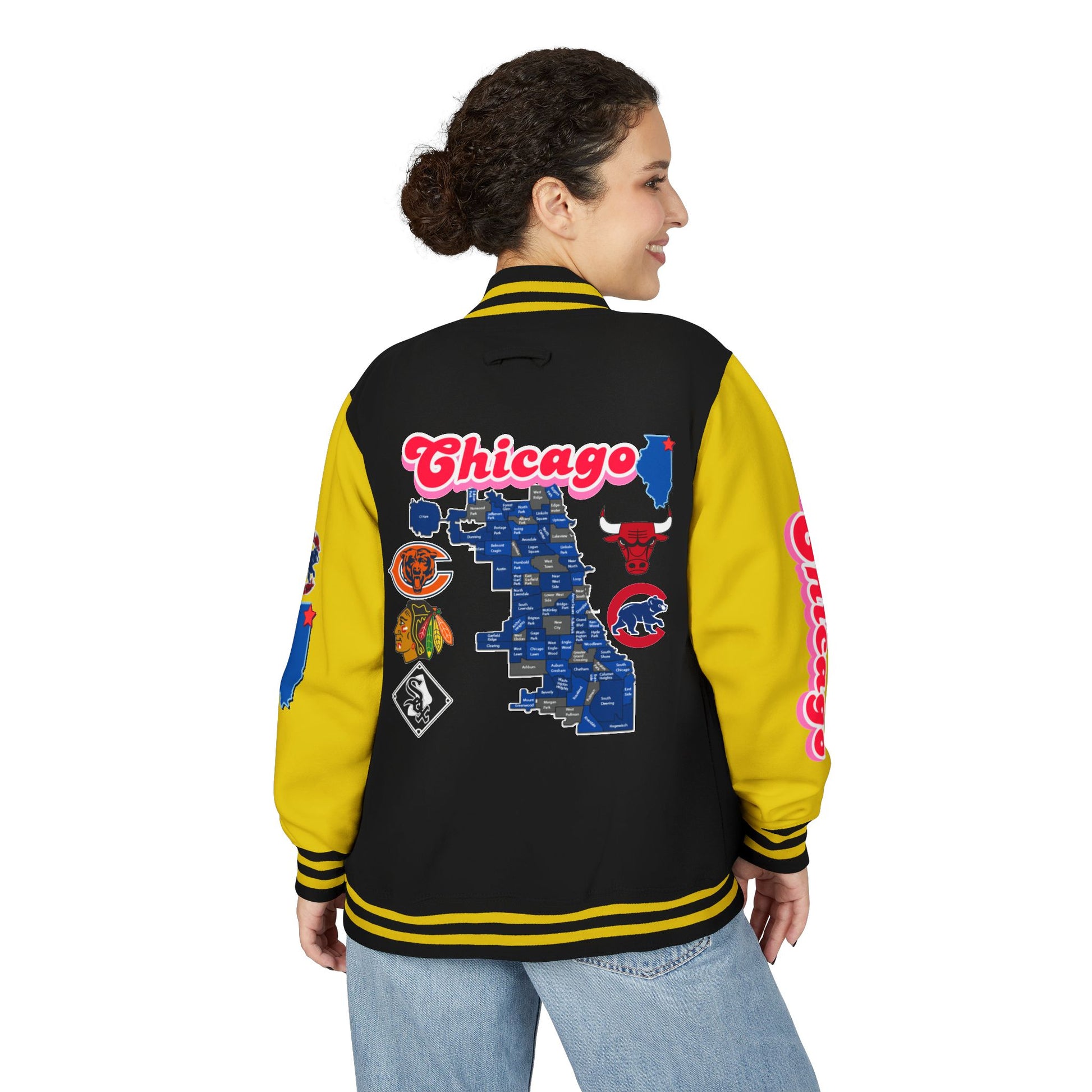 Letterman Jacket Chicago Design