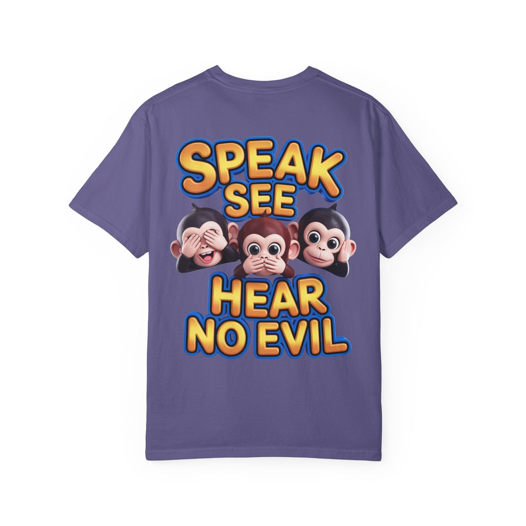 Graphic T-Shirt Speak See Hear No Evil