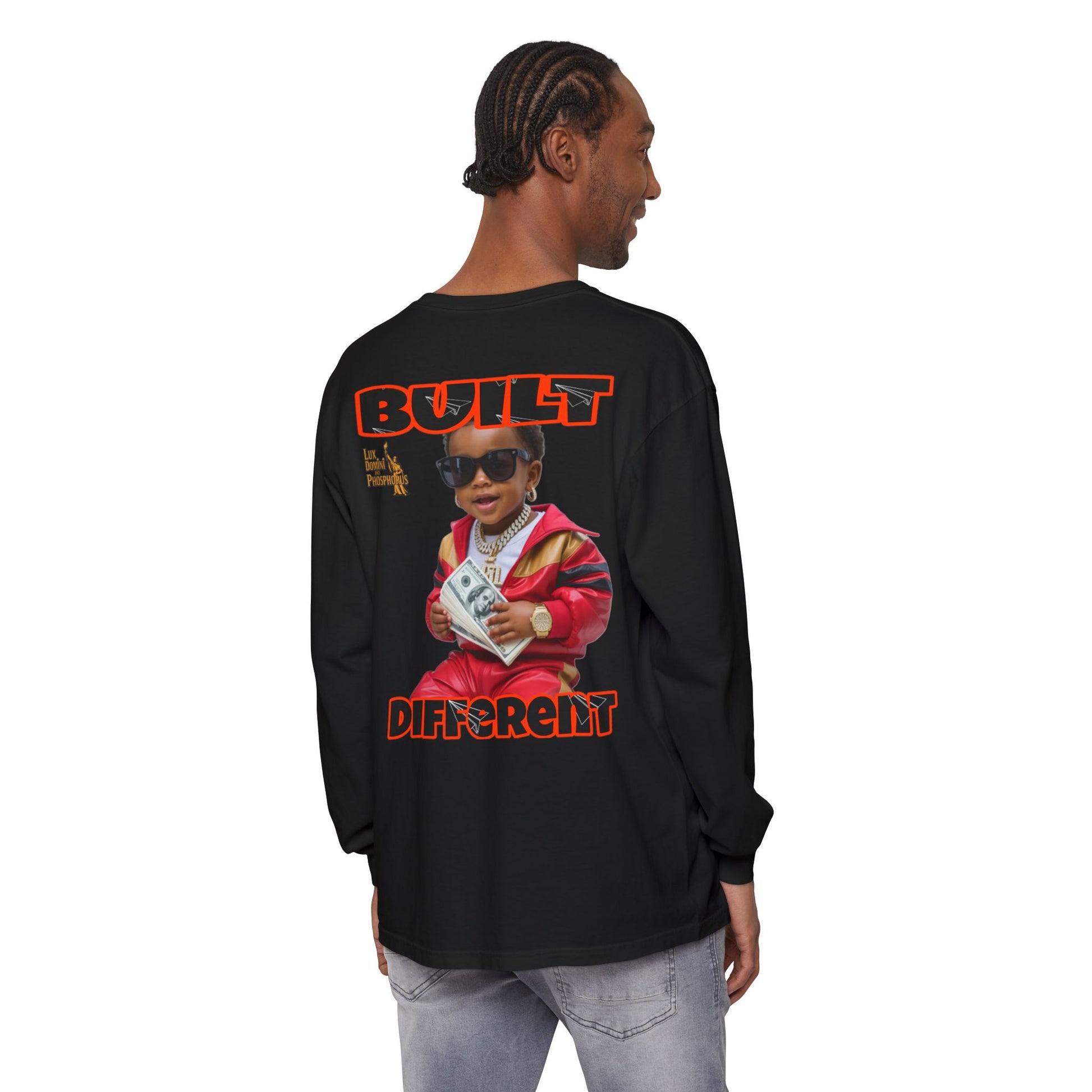 Long Sleeve T-Shirt - Built Different LD&P Apparel Design