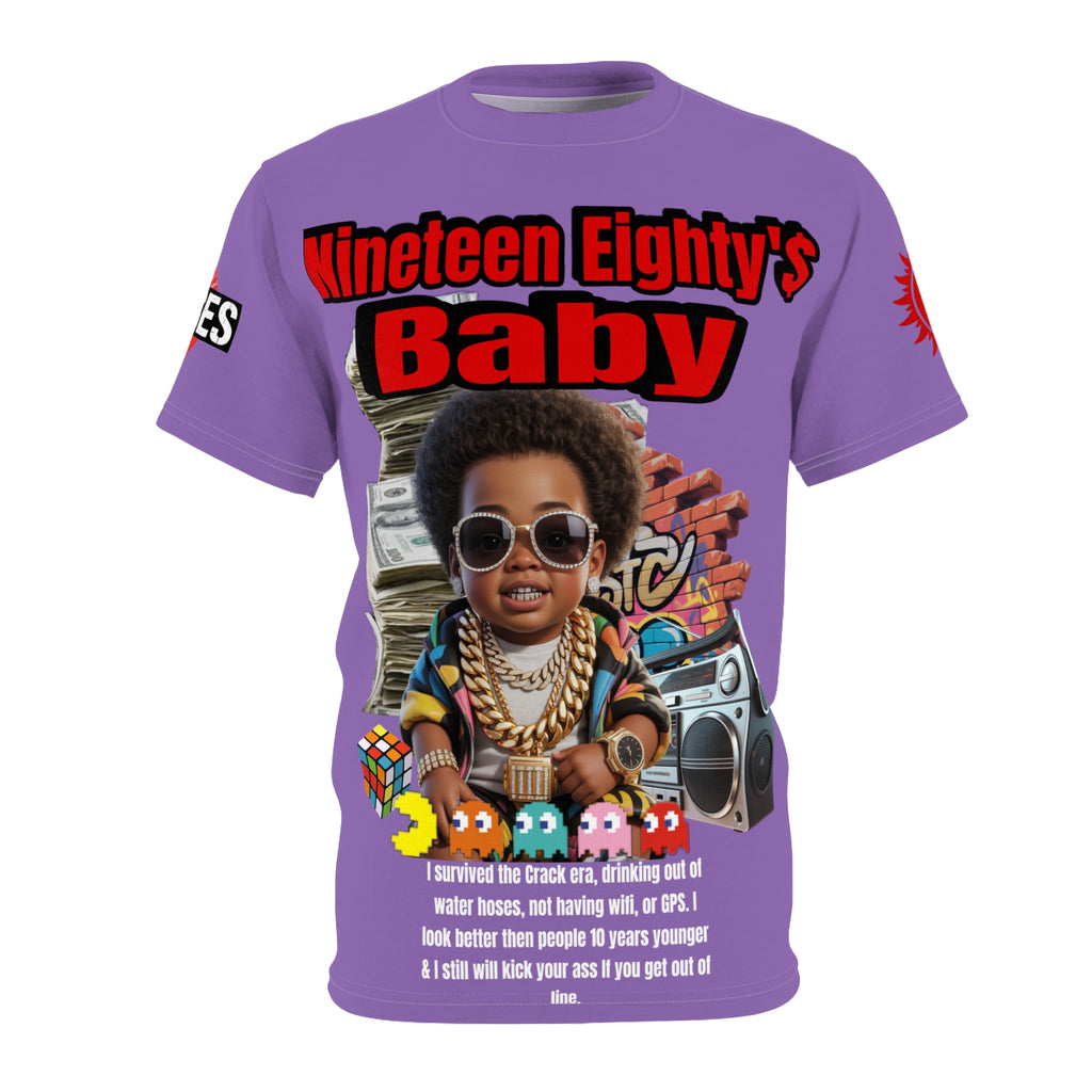 Nineteen Eighty's Baby Graphic Tee LD&P APPAREL Light Purple