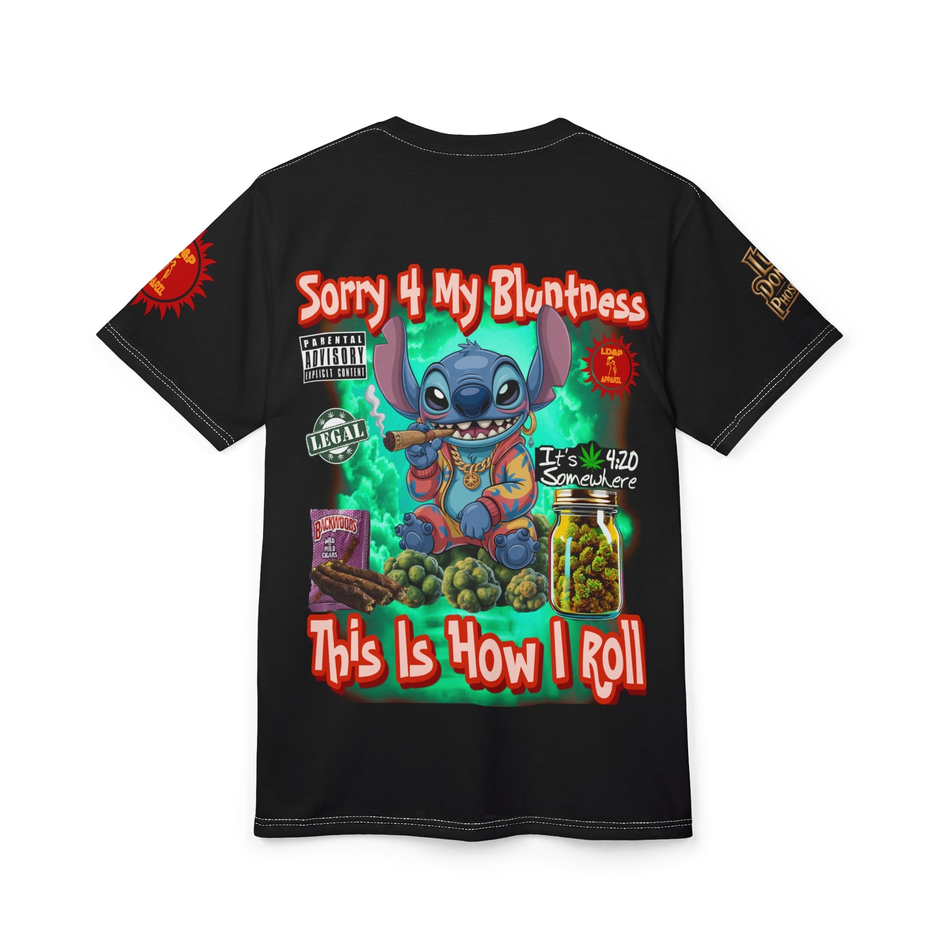 Graphic Tee — "Sorry 4 My Bluntness" Black