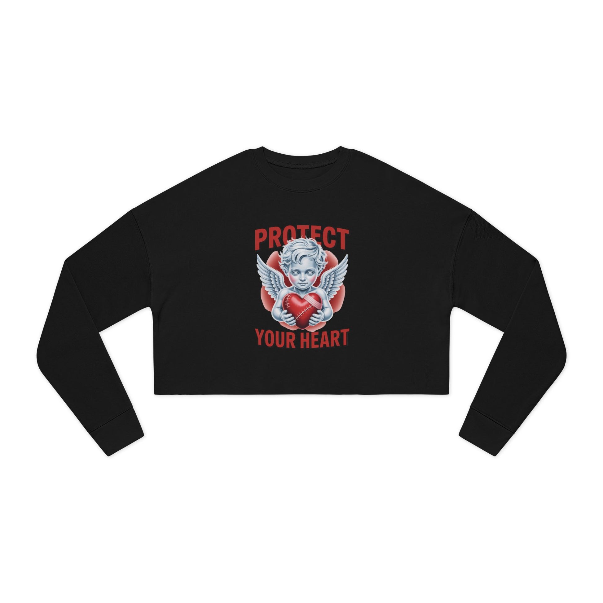 Cropped Sweatshirt - Protect Your Heart Design